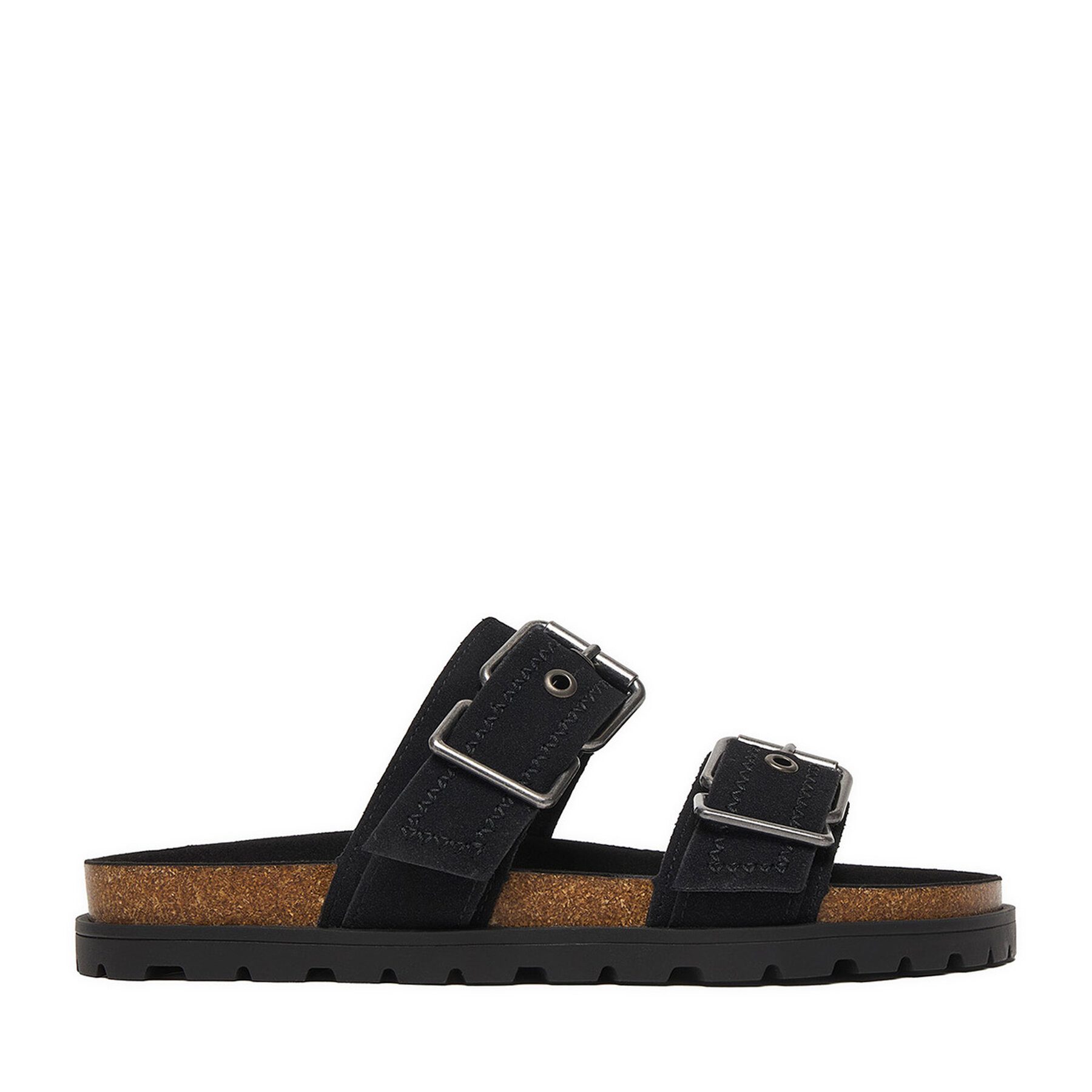 Deezee Damen-Flip-Flops Schwarz Badepantolette