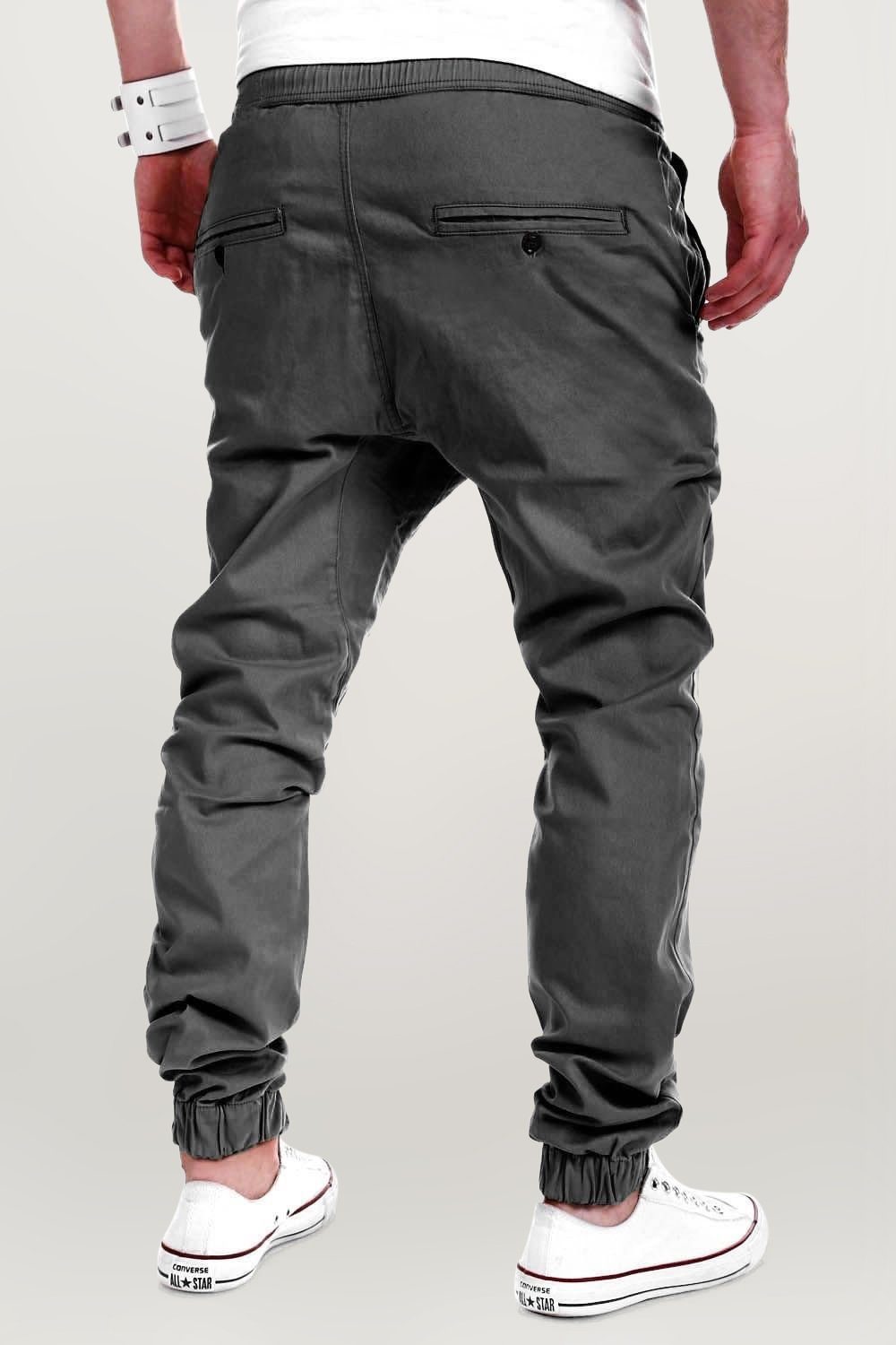 behype Chinohose LUKE mit elastischem Bund