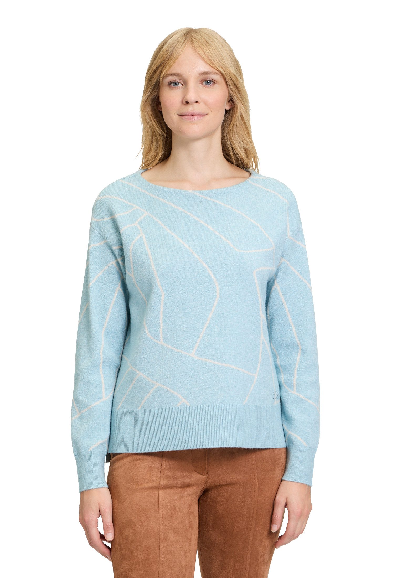 Betty Barclay Strickpullover Damen Strickpullover mit Jacquard (1-tlg) Jacq günstig online kaufen