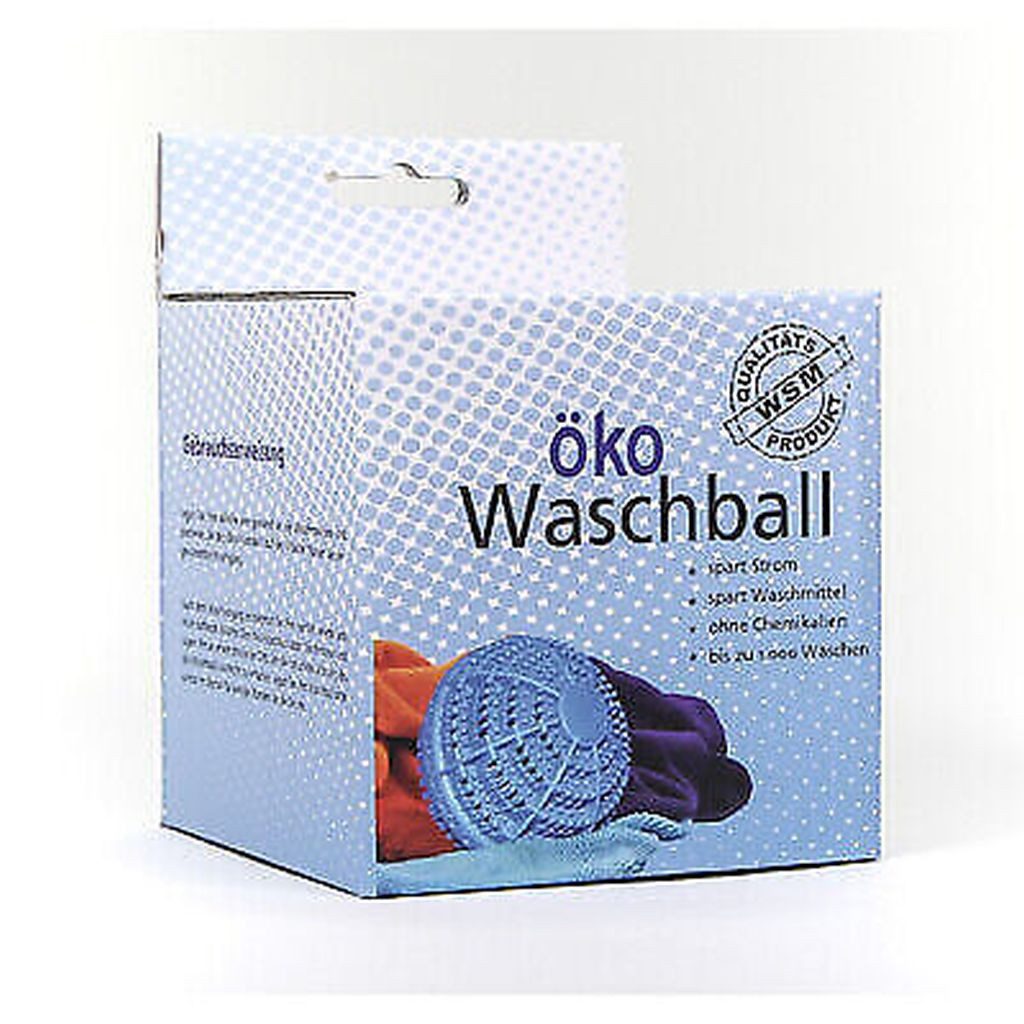 emeco Wäschekugel 2x Öko Waschball 1000 Waschgänge Wasch Ball Waschkugel Kugel Farbe bla (2-St)