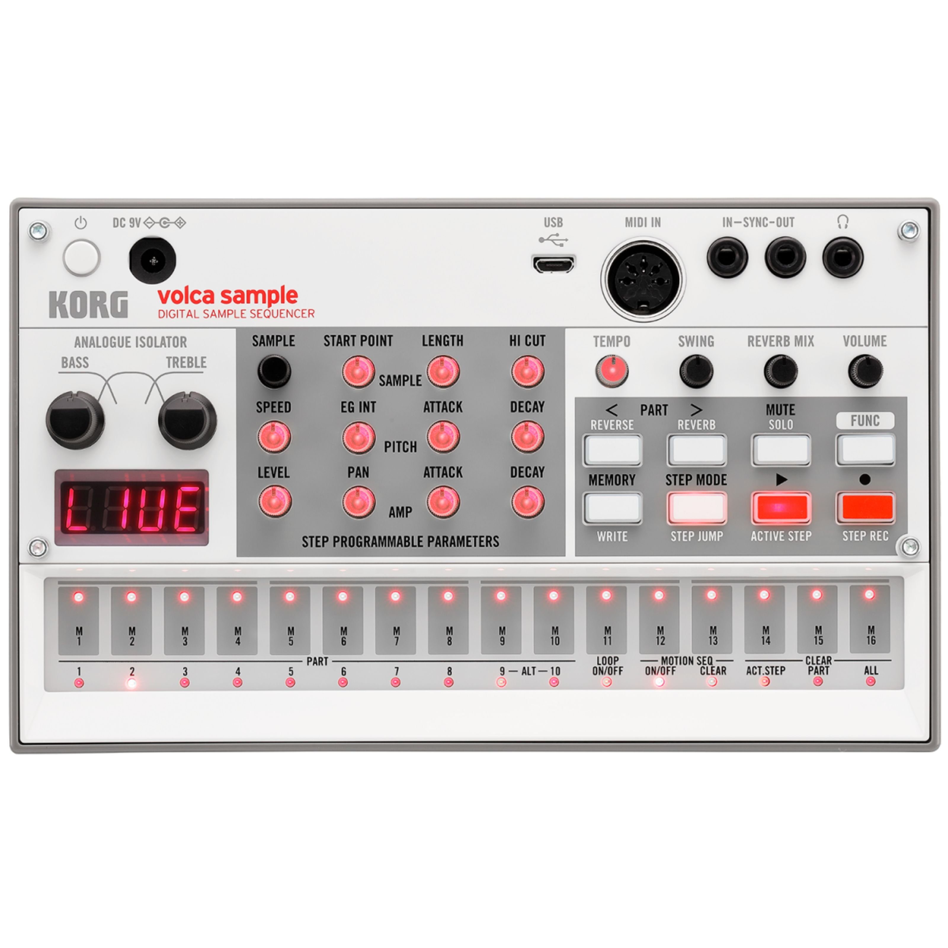 Korg Synthesizer (Groove-Tools, Sampler), volca sample - Sampler