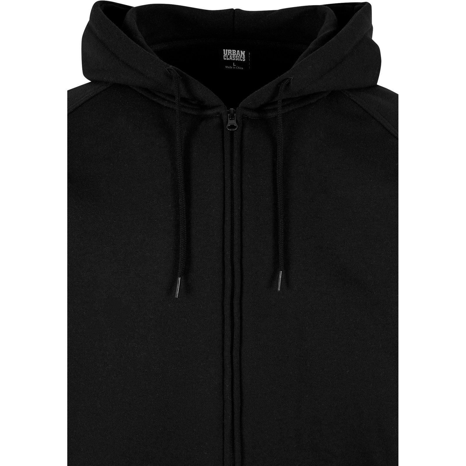 Urban Classics Plus Size Sweatjacke XXL Kapuzen Sweatjacke schwarz Urban Cl günstig online kaufen