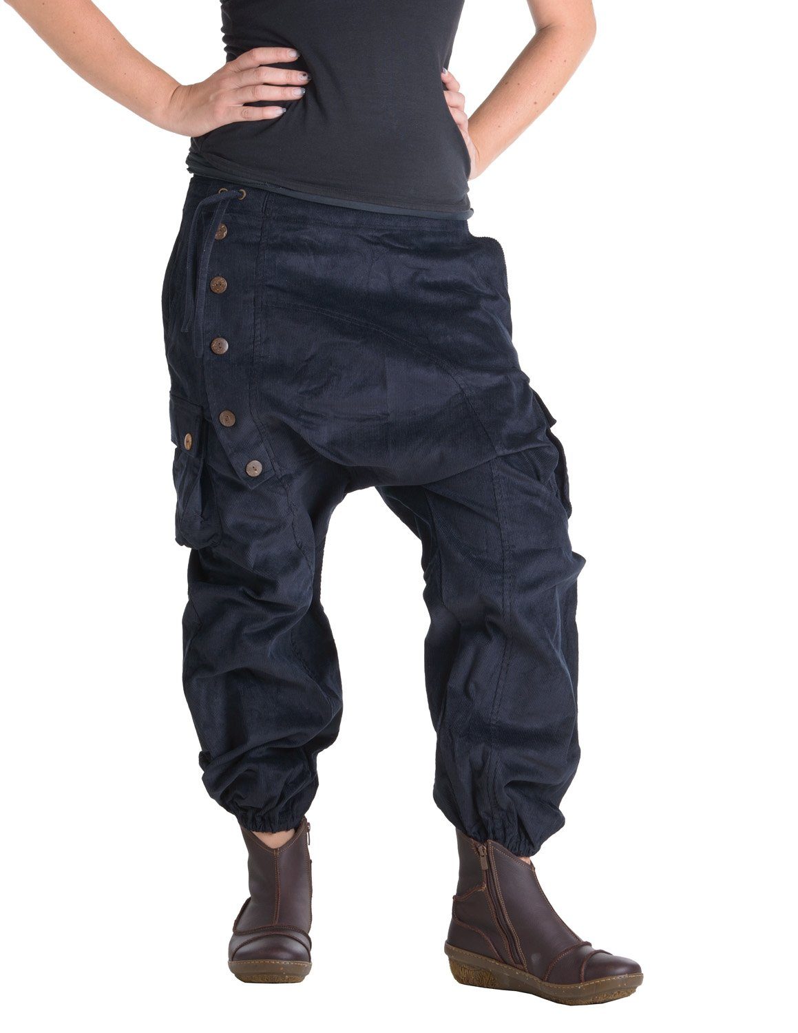 Vishes Cordhose Haremshose aus Cord Ethno, günstig online kaufen