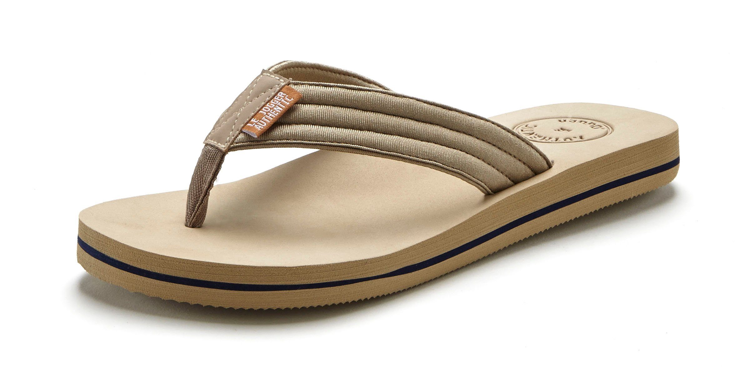 AUTHENTIC LE JOGGER Zehentrenner Pantolette, Badeschuh, ultraleichtes Mater günstig online kaufen