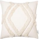 TOM TAILOR HOME Dekokissen Fluffy Rhomus, mit aufgesetzten, fluffigen Rautenmotiv, Kissenhülle ohne Füllung