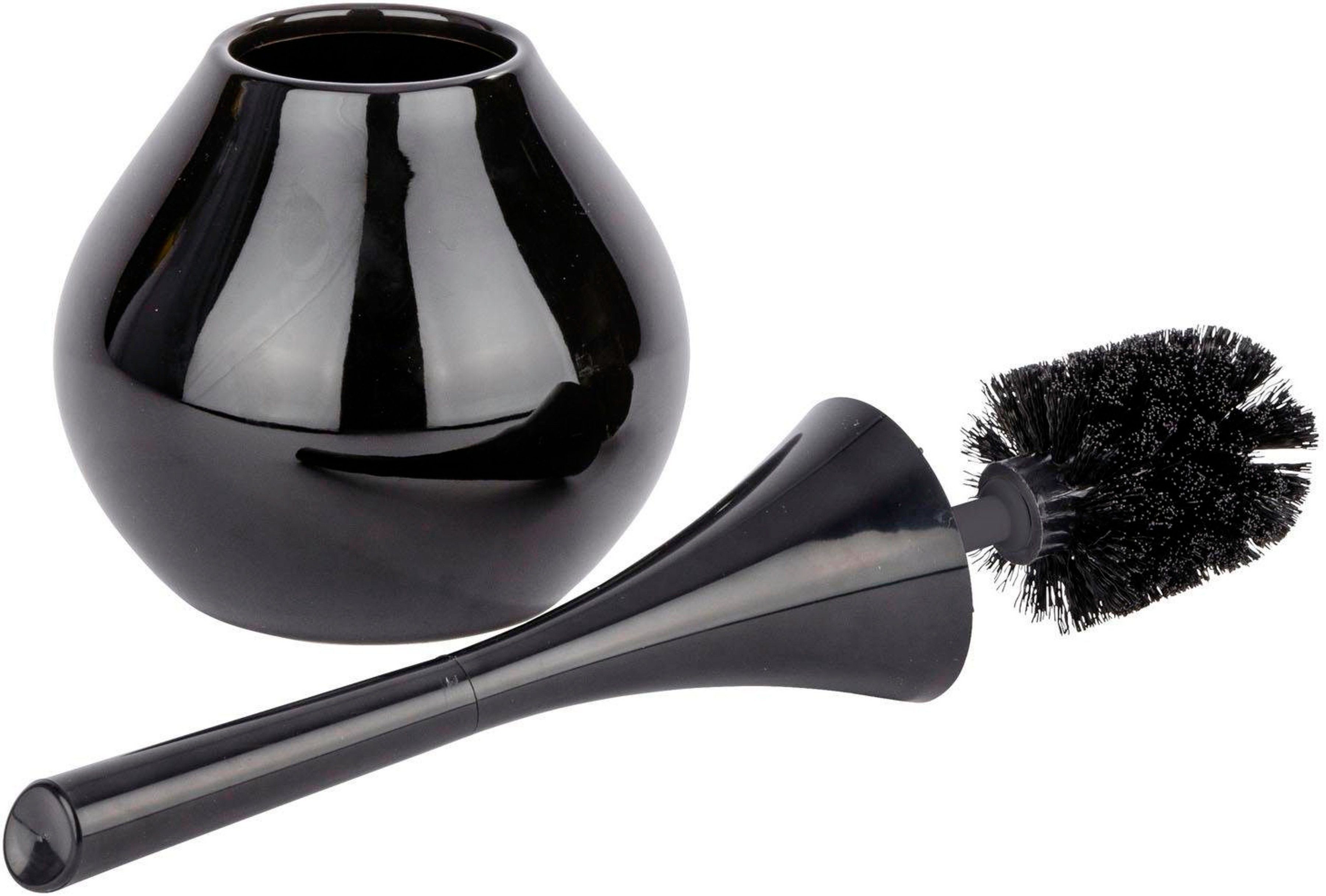 WENKO WC-Garnitur Flakon, Bürstenkopf-Durchmesser 6,5 cm günstig online kaufen