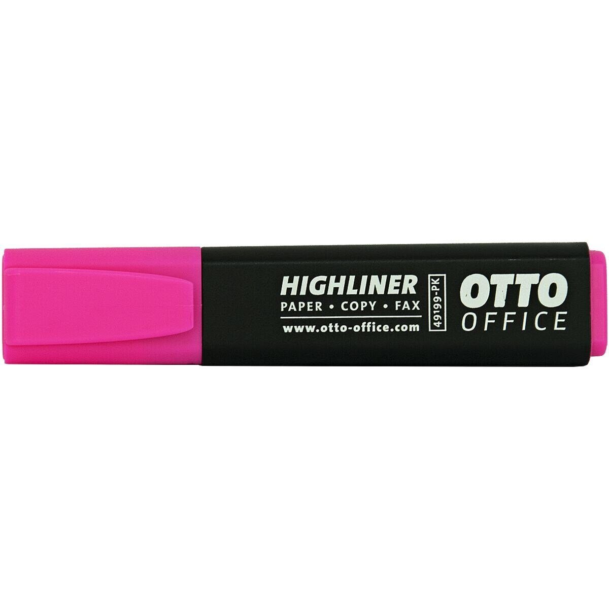 Kappe Textmarker Marker Office pink Office (1-tlg), Otto mit Highliner,