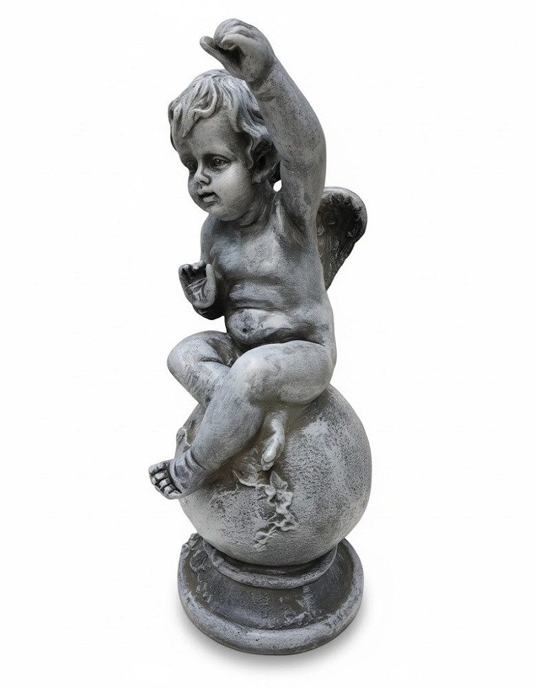 Xlmoebel Skulptur Engel Figur Skulptur auf Globus Deko Figuren Statur Sofort (1 St), Hergestellt in Europa