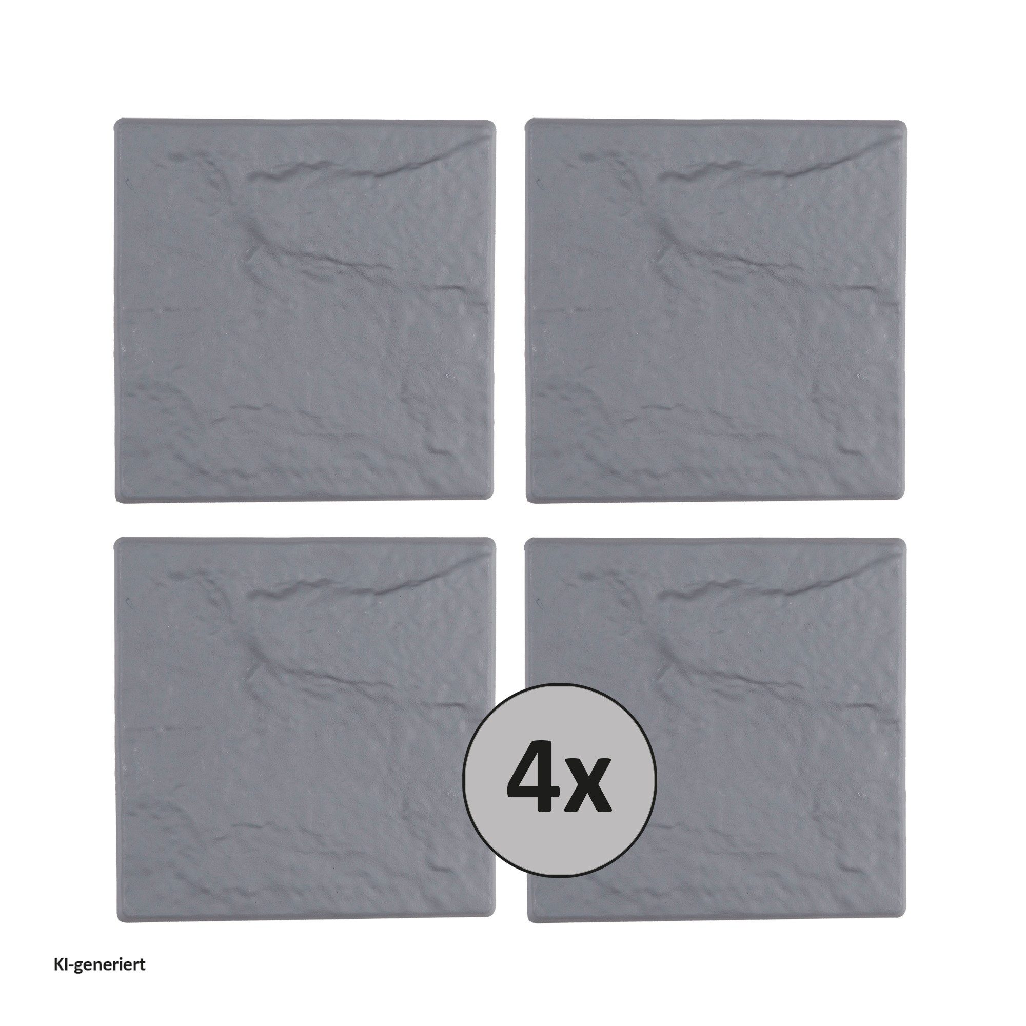 HTI-Living Trittsteine Gehwegplatte Steinoptik Nessa, 30x30 cm, Set, 16 Platten, Trittstein Gartenweg