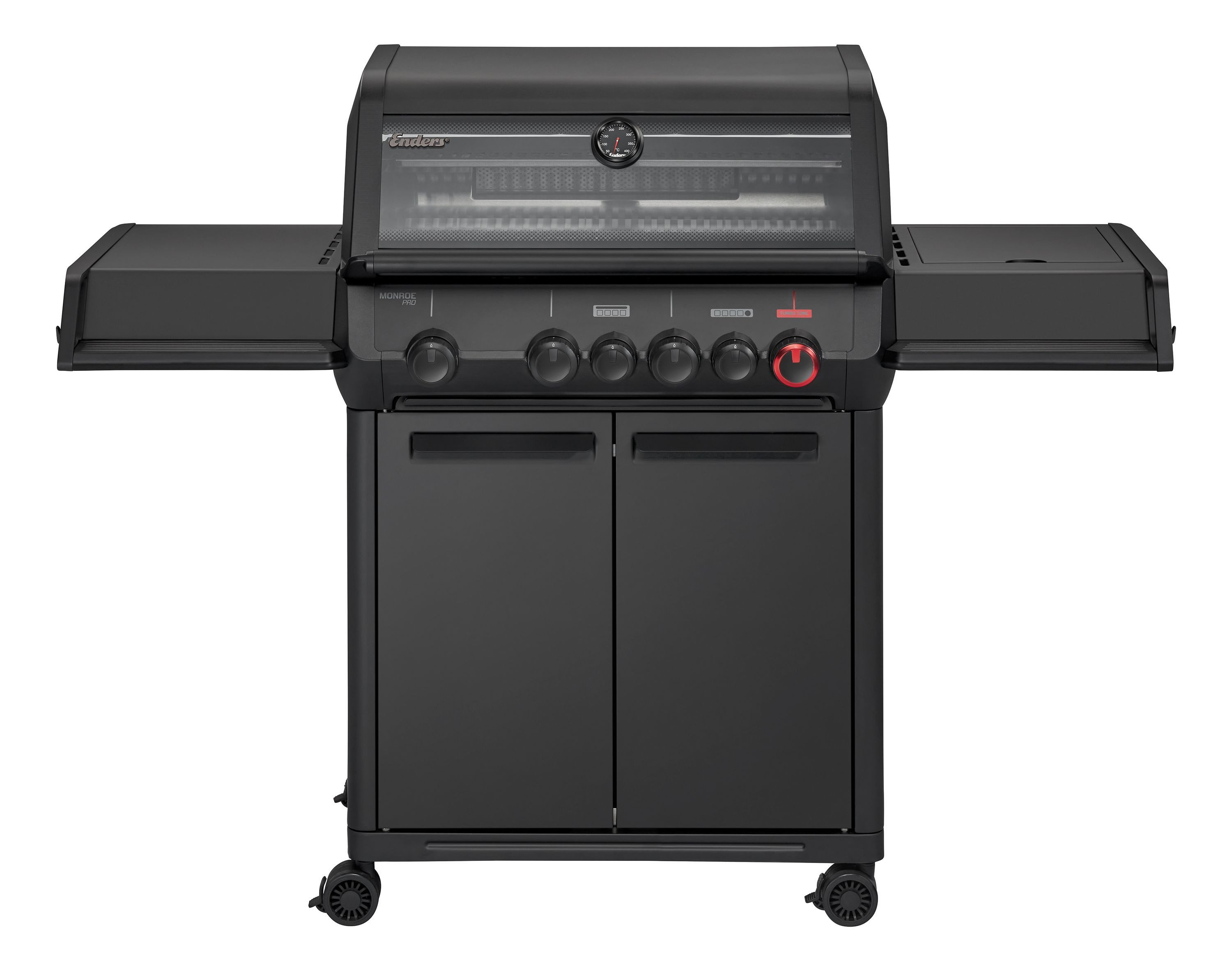 Enders® Gasgrill Monroe Pro 4 SIKR Turbo Shadow inkl. Seargrate