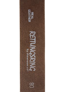 RETTUNGSRING by showroom 019° Ledergürtel mit austauschbarer Schließe »Rosenherz Komplett«