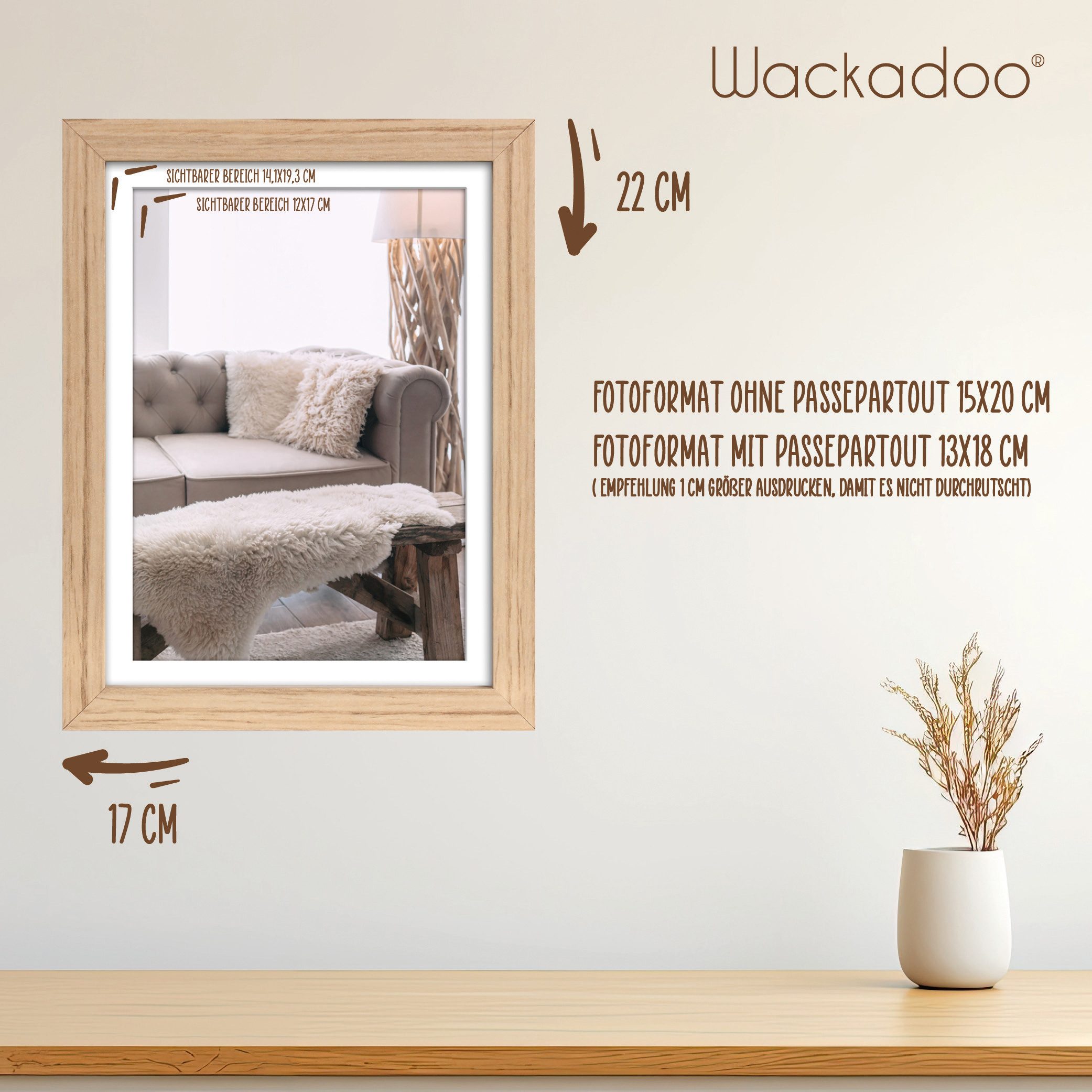Wackadoo Living Bilderrahmen-Set the Frame Bilderrahmen günstig online kaufen