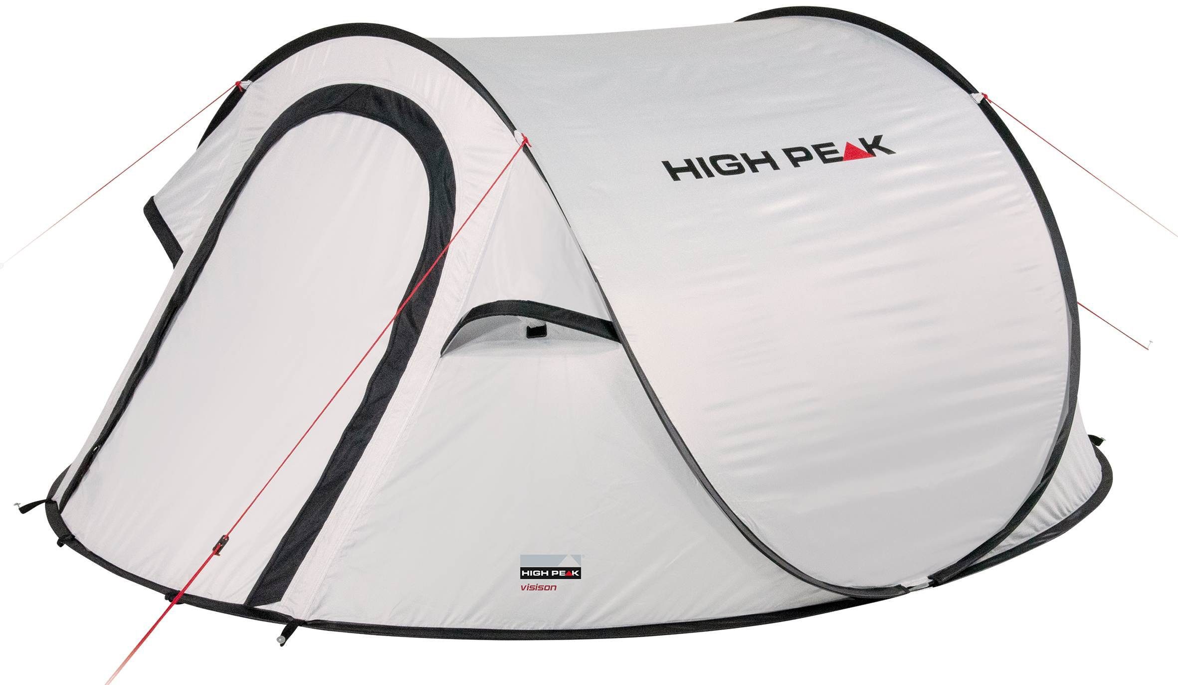 High Peak Wurfzelt Pop up (mit Zelt Personen: 2, 2 Transporttasche) pearl Vision