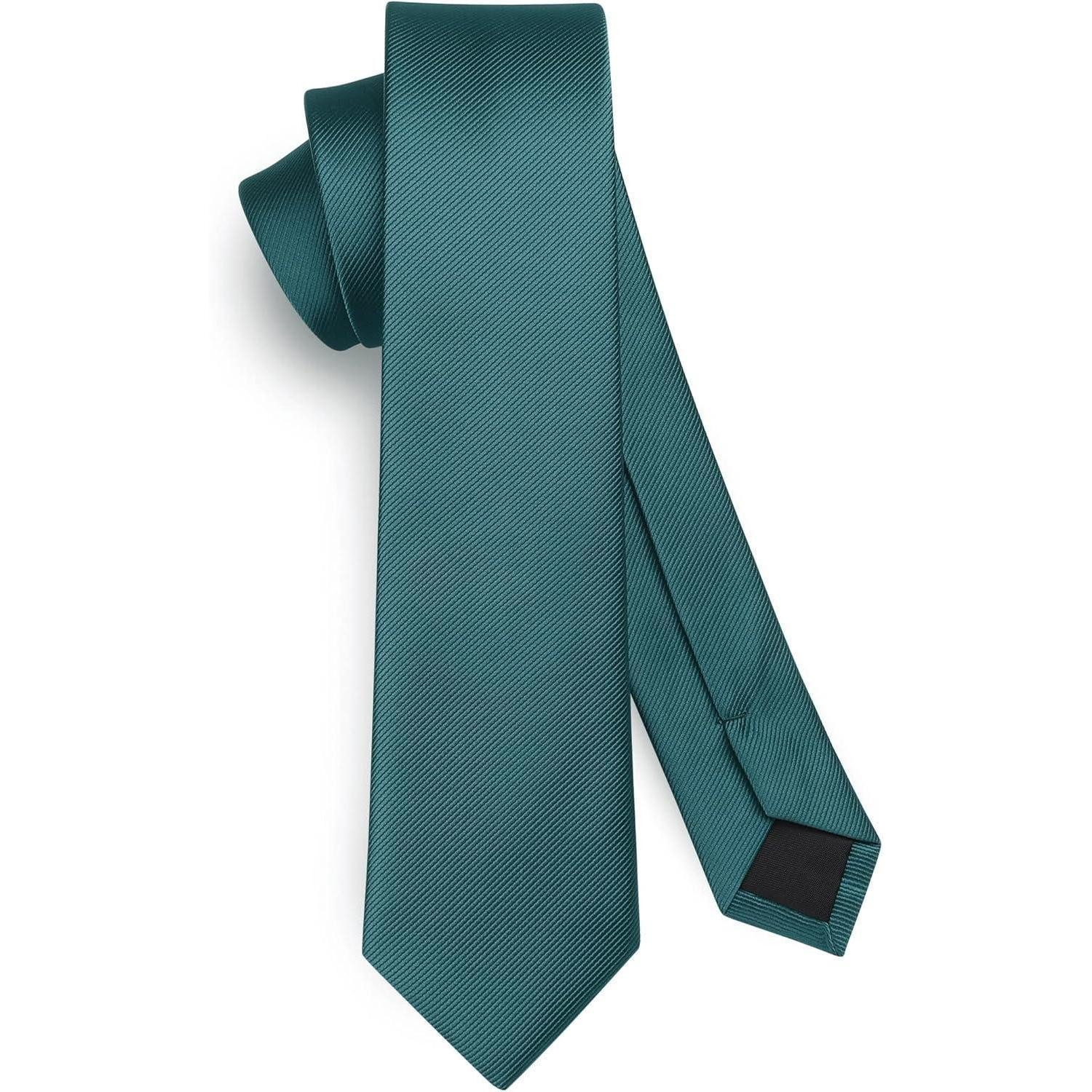 Krawatte Krawatte Herren Seide 6cm Business Hochzeit Party Blaugrun
