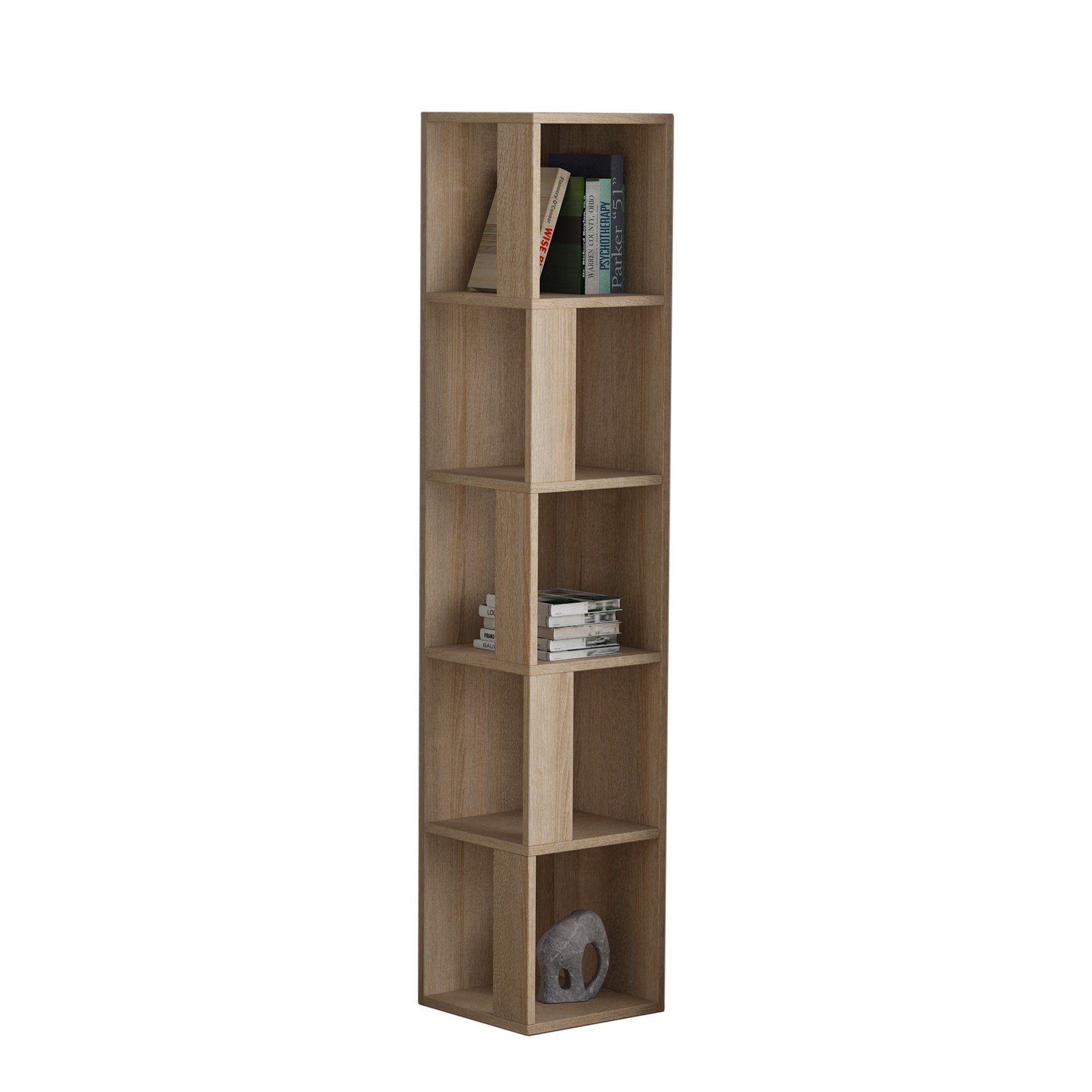 Decortie Bücherregal Piano, Modernes Eck-Bücherregal Vitrine, günstig online kaufen