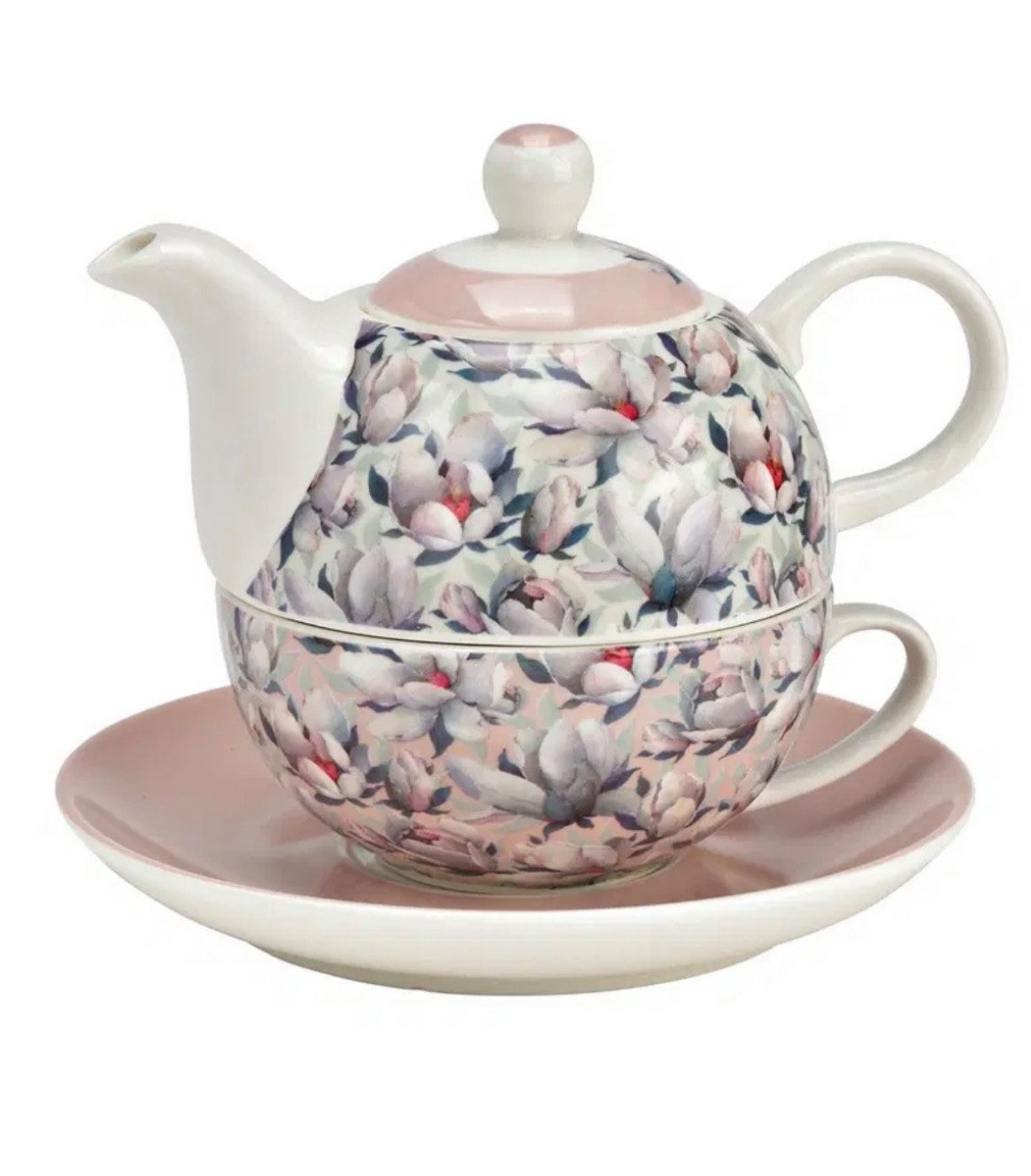 Seyila Home Teekanne Porzellan-Teekannen-Set, 3-teilig in Geschenkbox, (3 teilig)