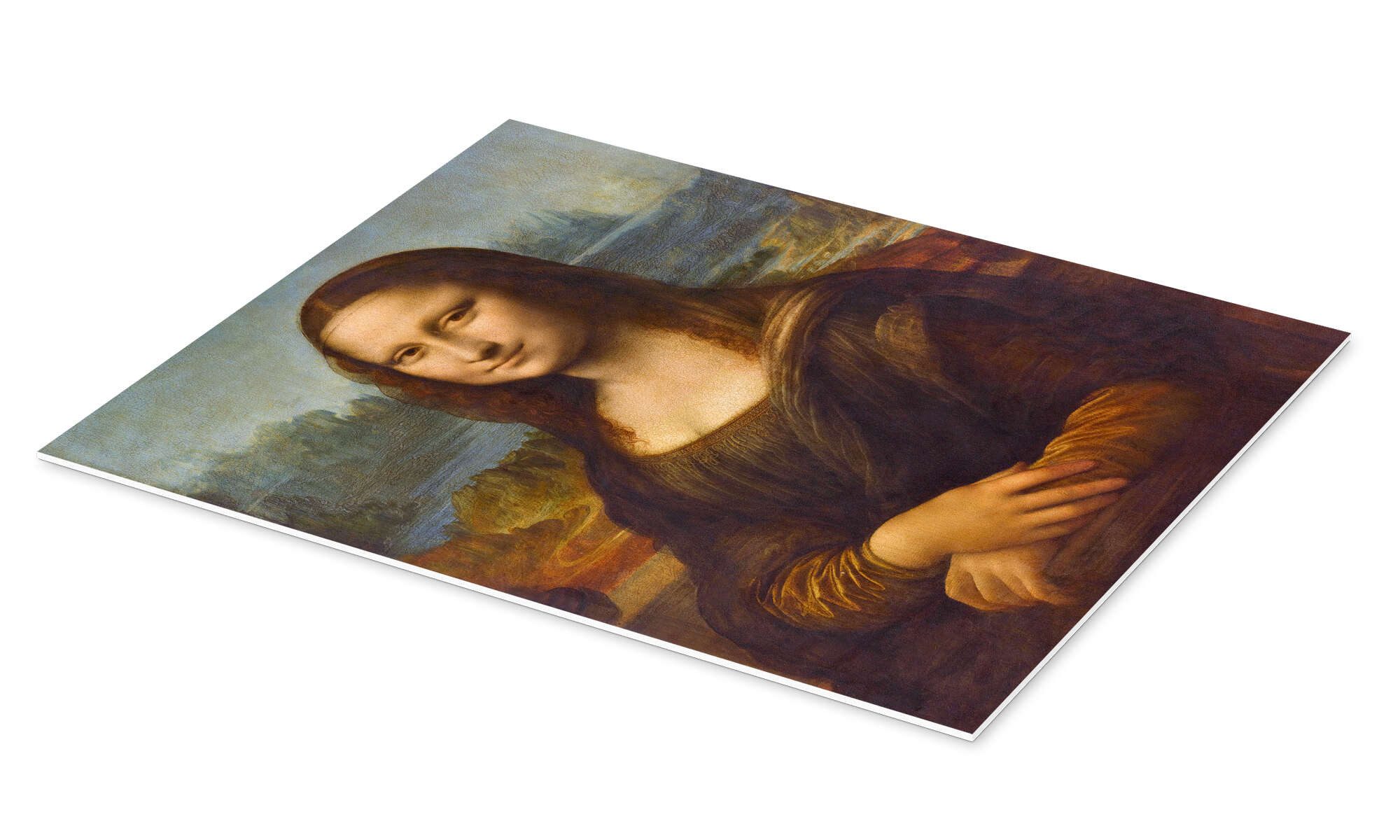 Posterlounge Wandbild Mona Lisa, Leonardo da Vinci, erhältlich als Poster, Leinwandbild, Wandsticker oder Acrylglasbild