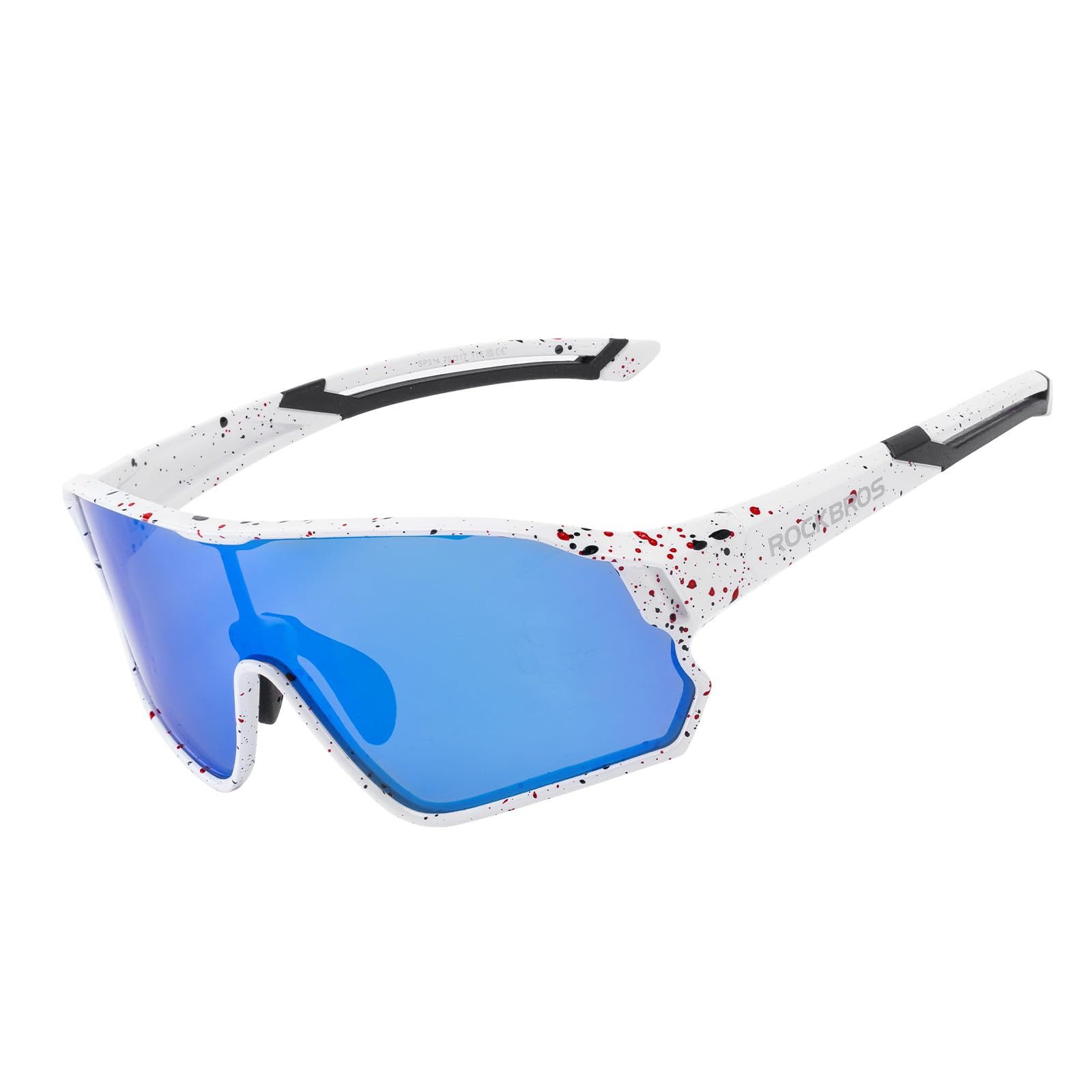 ROCKBROS Fahrradbrille Sportbrille Kinder Jugendliche Outdoor Radfahren TR90 Rahmen, selbsttönend, UV400 Schutz, photochrome Gläser, leicht, rutschfest