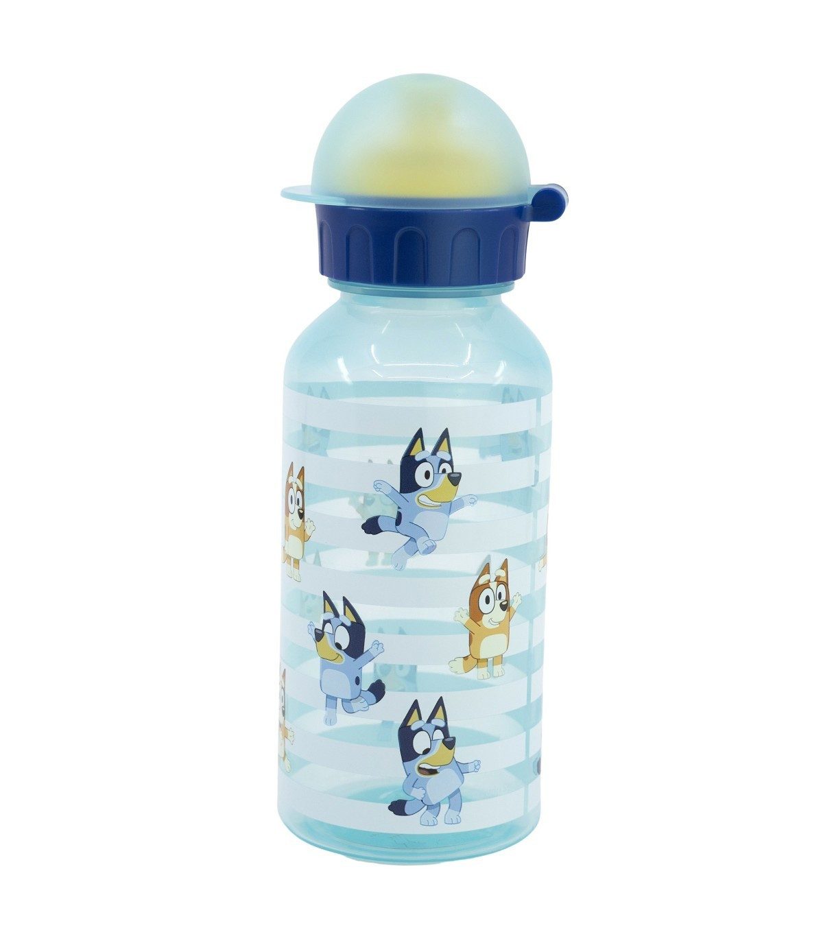Bluey Trinkflasche Kinder Trinkflasche 370 ml Schulflasche mit Sicherheitskappe