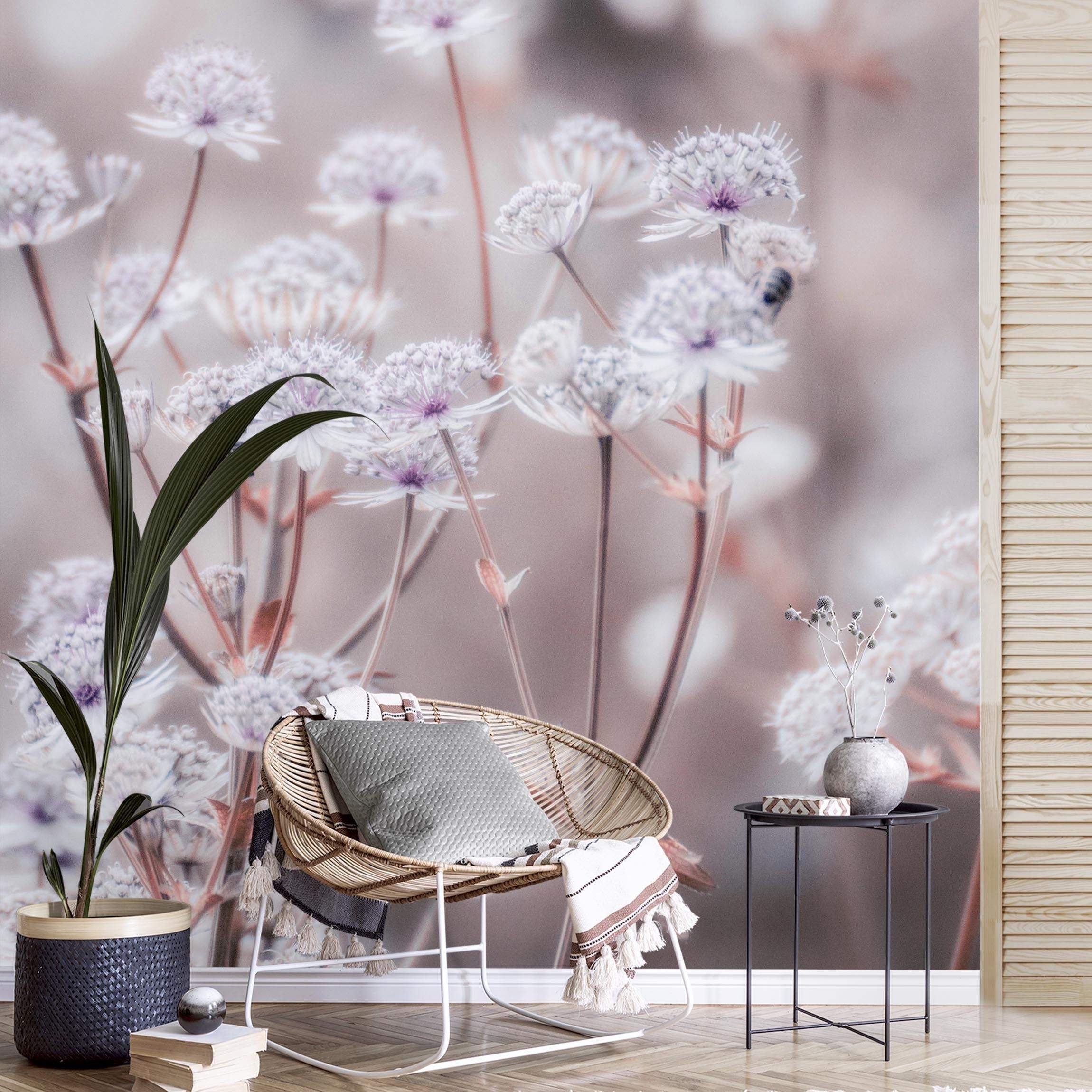 Bilderdepot24 Fototapete Blumen Wildblumen Blumentapete Floral Natur Modern günstig online kaufen