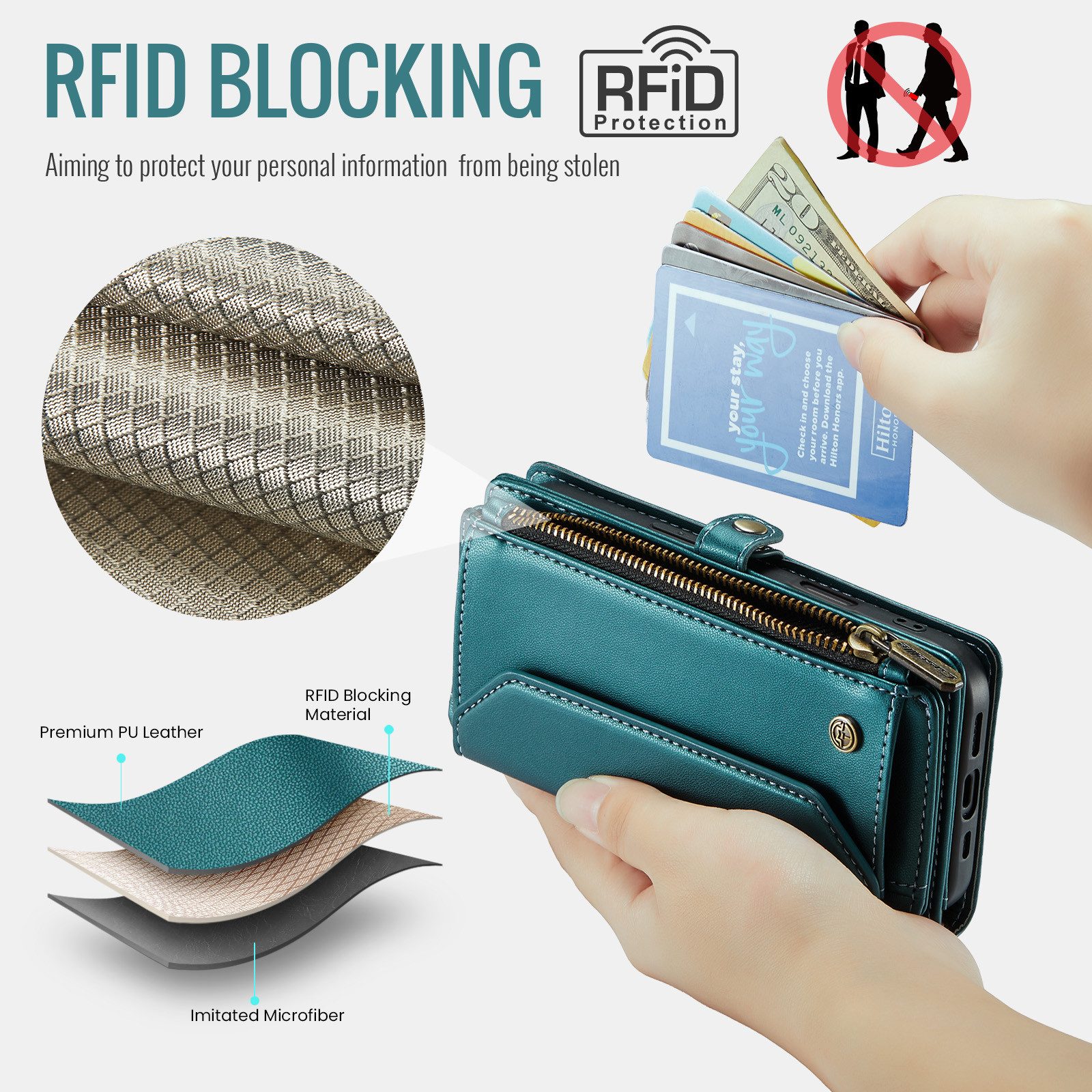 trends for living Handyhülle Magsafe Schultergur Leder Handy Hülle für Google Pixel 8 Pro 8 Case