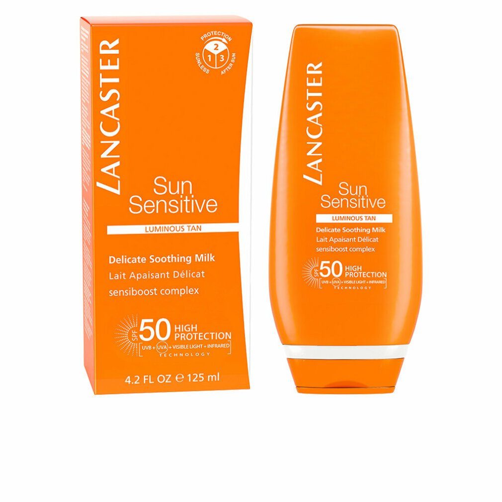 LANCASTER Sonnenschutzpflege Lancaster Sun Delicate 125ml Protection LSF50 Face Skin Body &