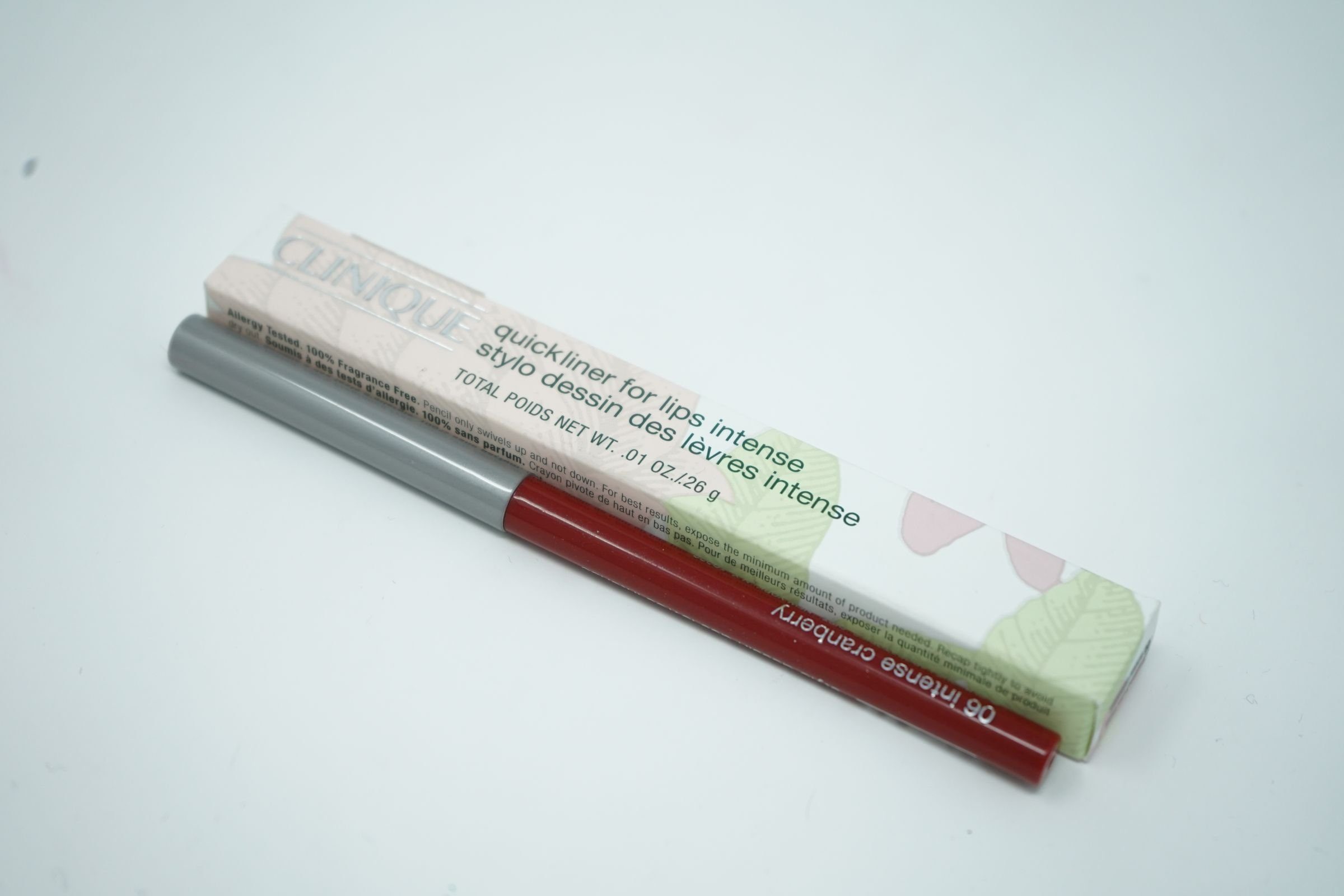6 Lips Lipliner de For Eau CLINIQUE quickliner Intense Cranberry Toilette Clinique