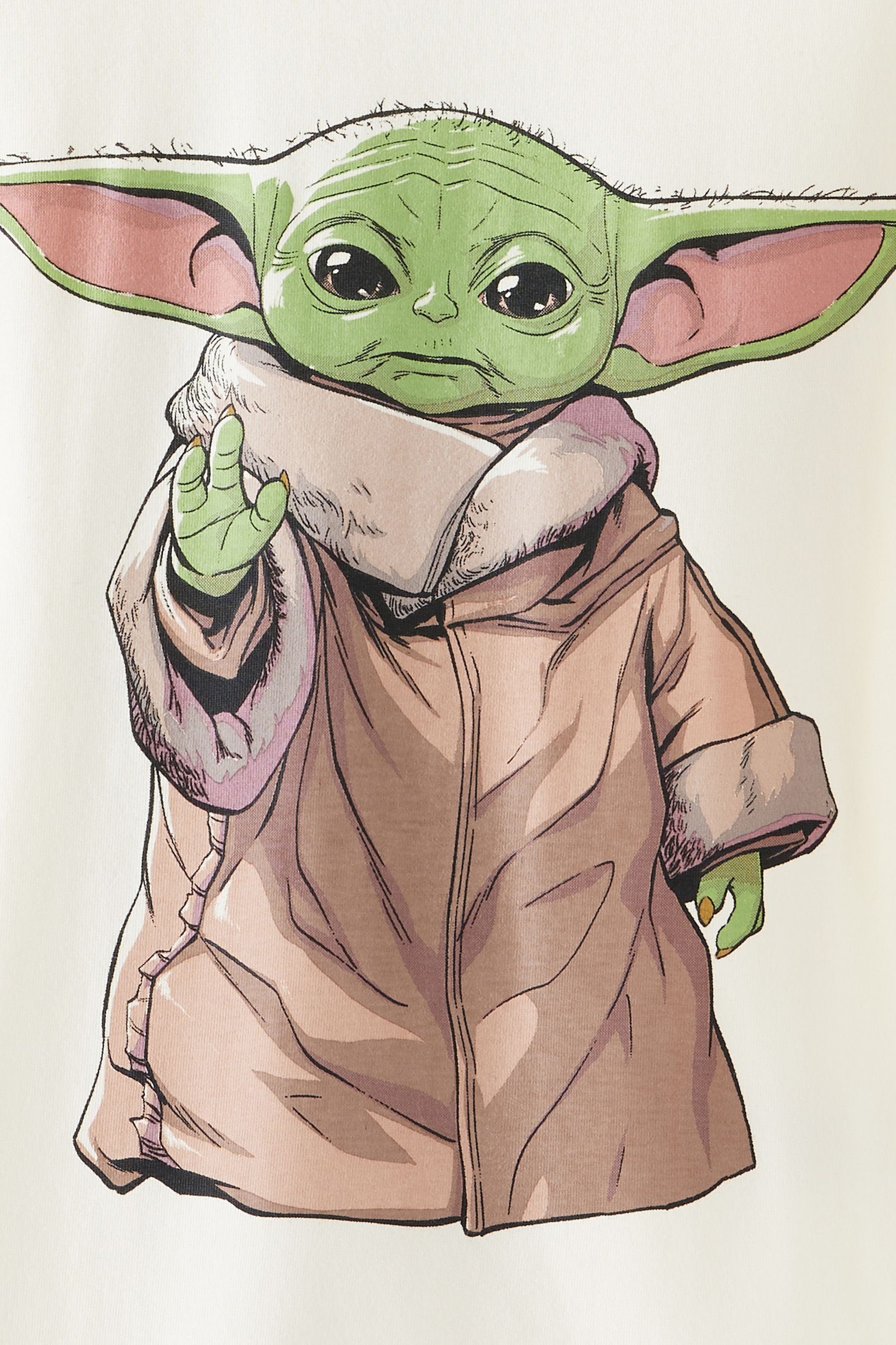 Next Star T-Shirt Yoda (1-tlg) Kurzärmeliges T-Shirt Wars Baby