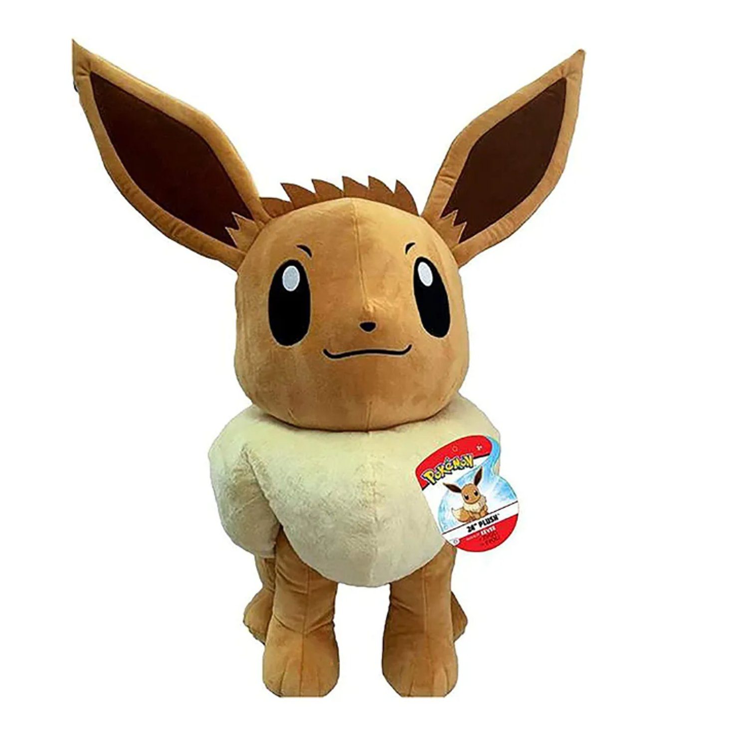 Jazwares Kuscheltier PKW0079, Pokemon 24" Eevee Plüschtier