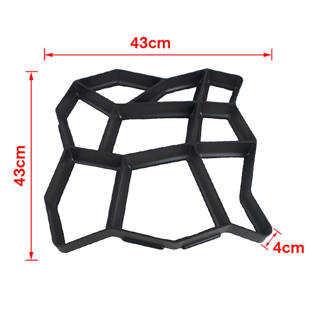 Clanmacy Gipsfaserplatten 3X DIY Garten Gehweg günstig online kaufen