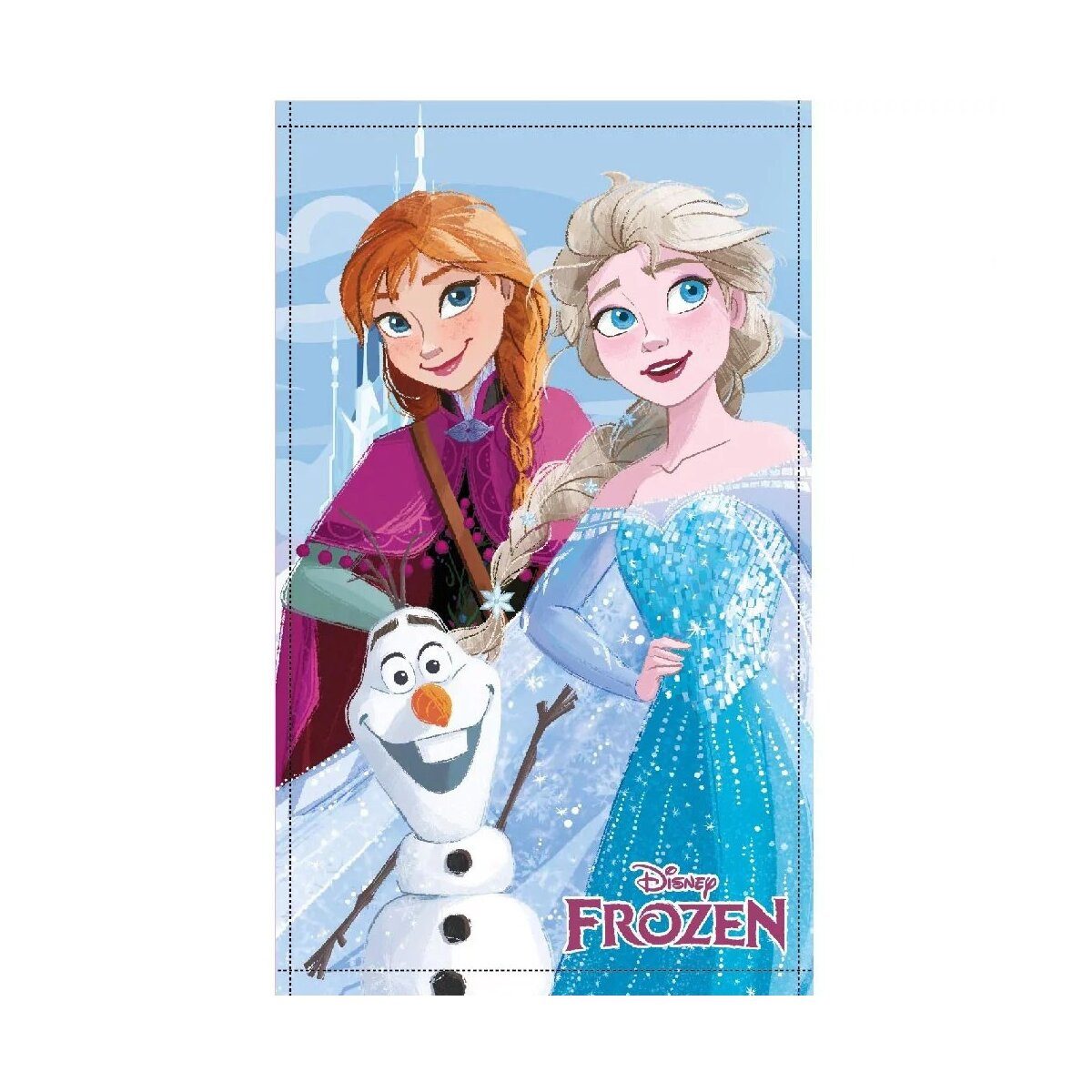 Disney Badetücher Disney Eiskönigin Friends Forever Handtuch, Gesichtstuch, 100% Baumwolle (1-St)
