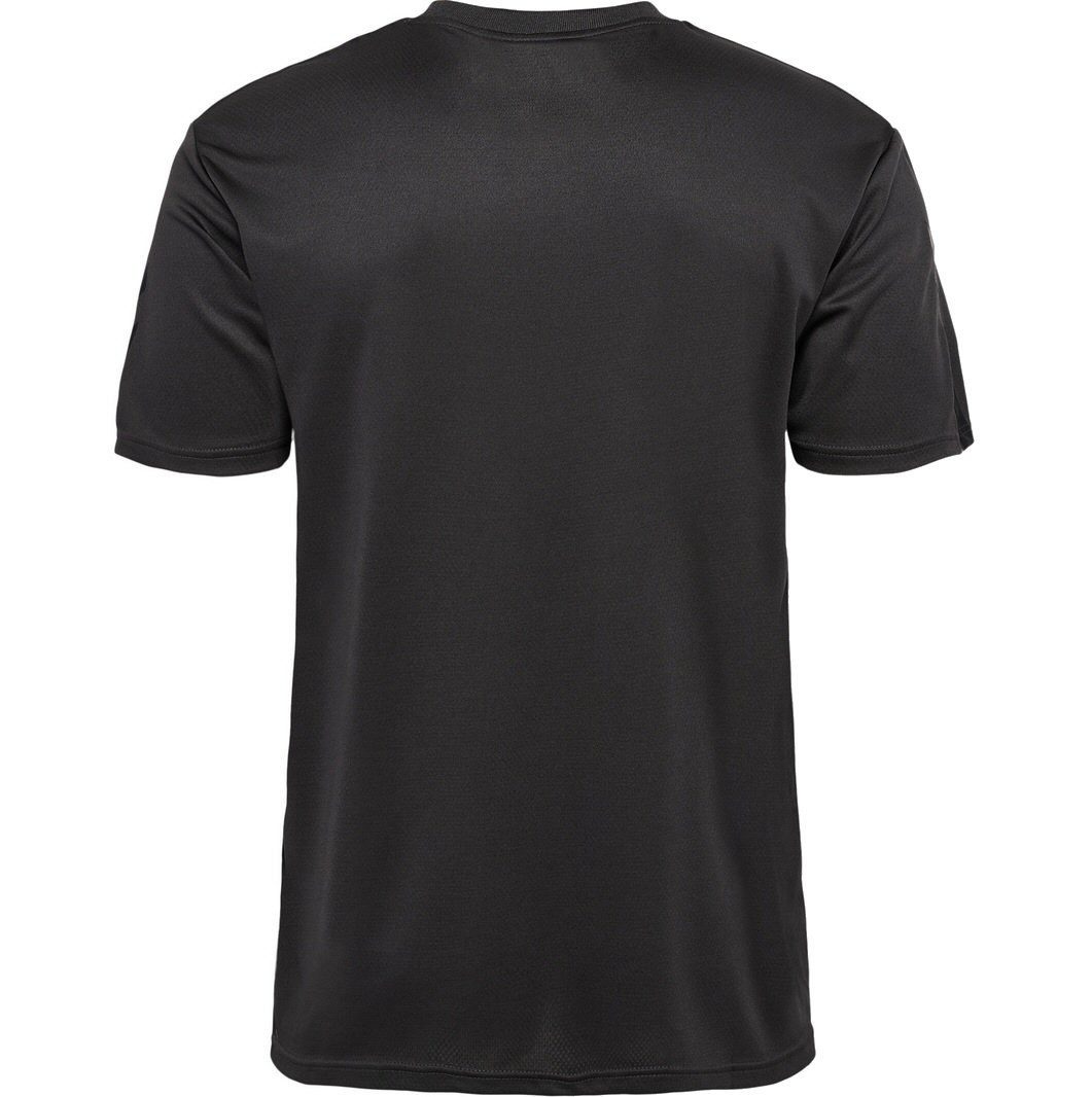hummel T-Shirt hmlACTIVE PL Jersey (100% rec. Polyester) kurzarm schwarz Herren