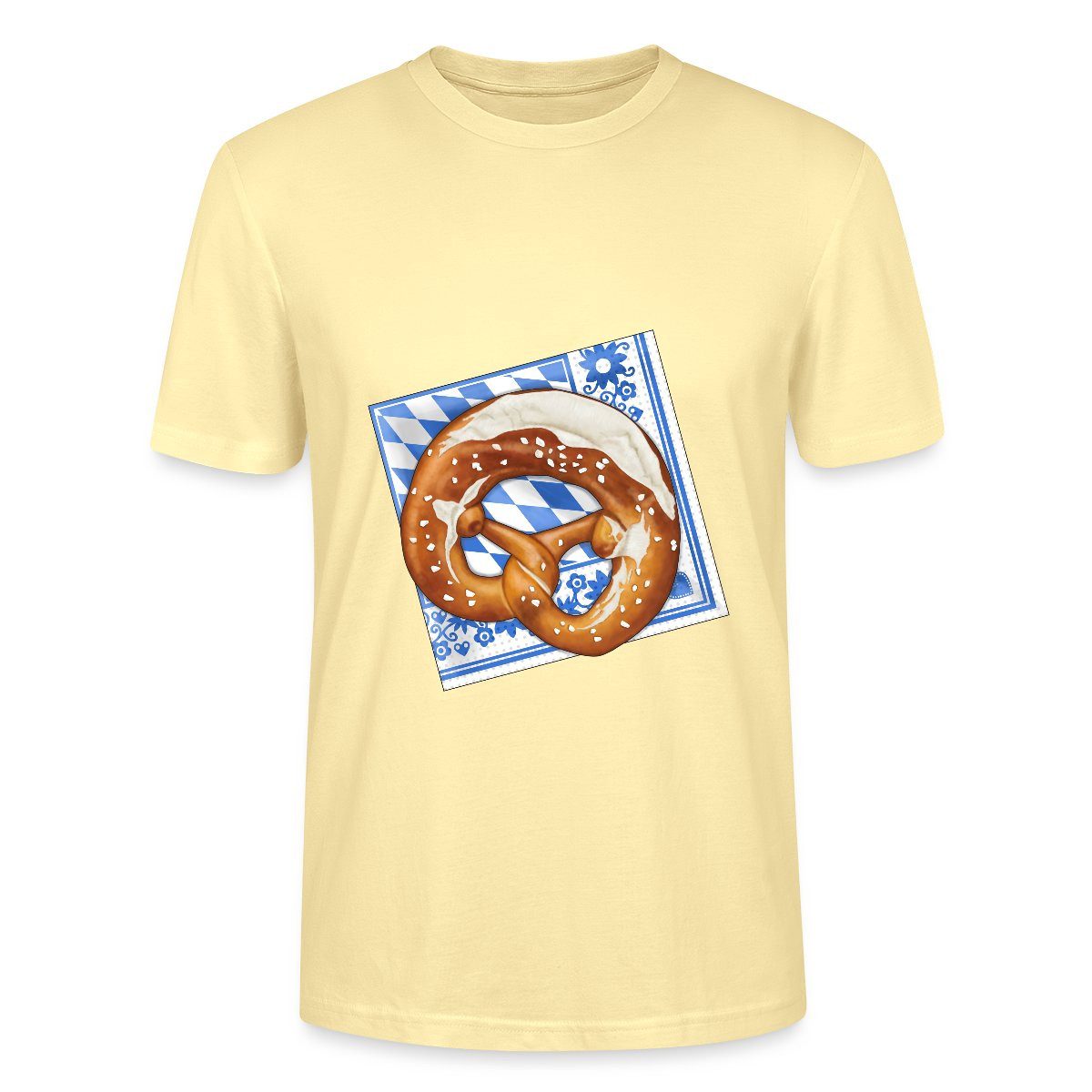 T-Shirt Brezel Motiv Oktoberfest Unisex Bio T-Shirt