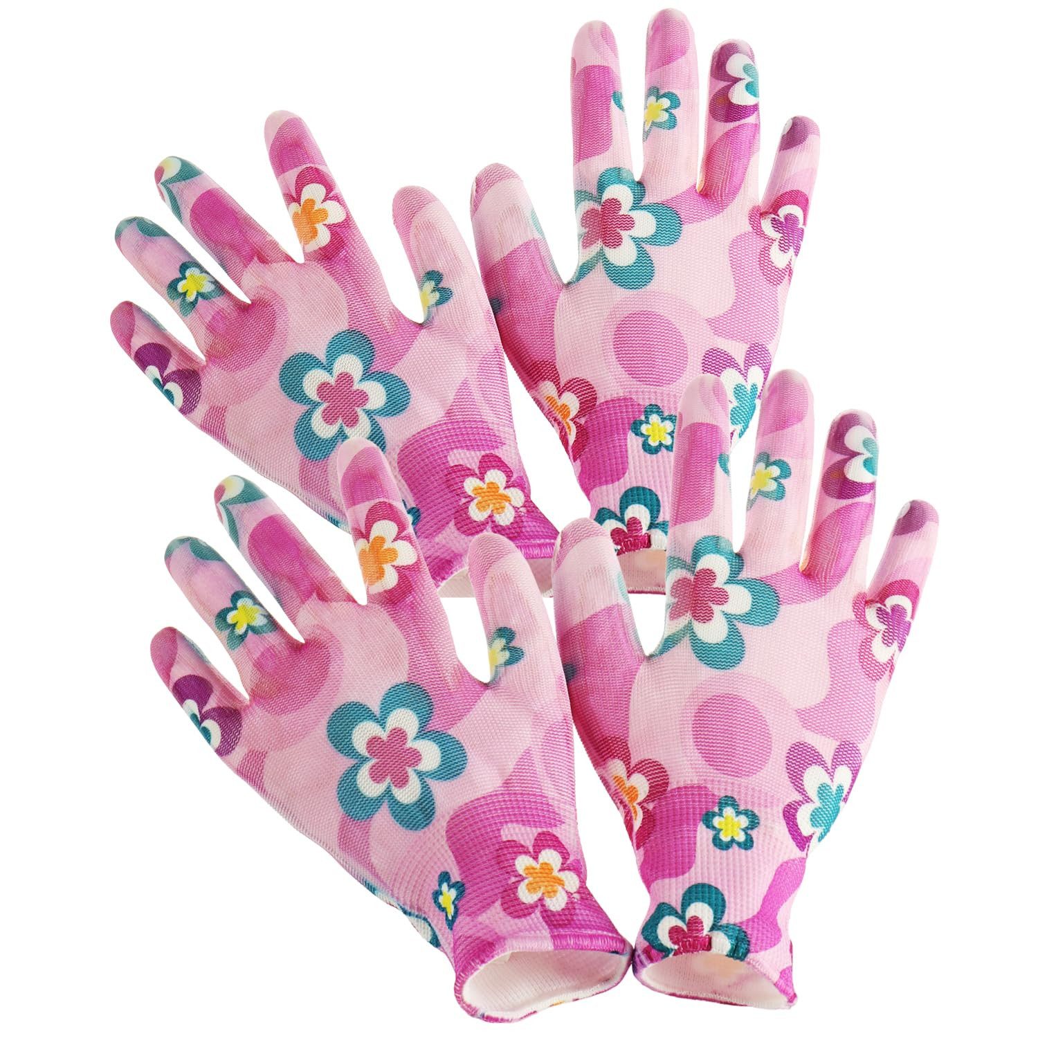 com-four Gartenhandschuhe 2 Paar Gartenhandschuhe (2-St)