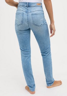 ANGELS Slim-fit-Jeans Jeans Skinny Push Up mit Label-Applikationen
