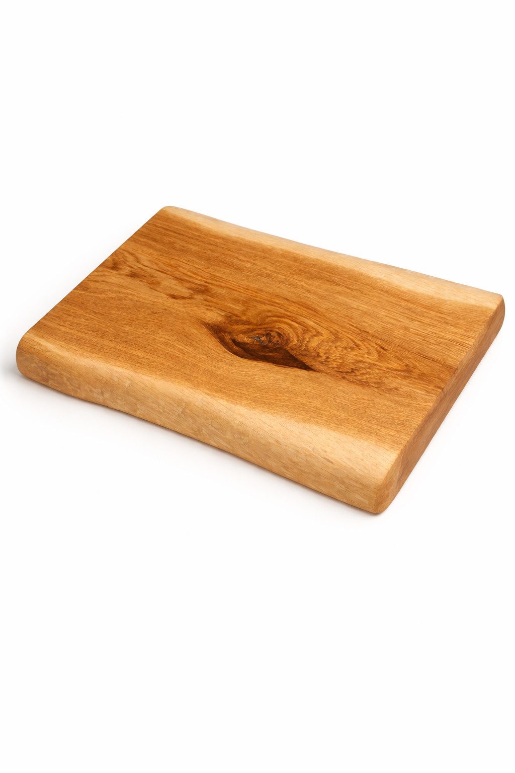 Kemes Schneidebrett Schneidebrett Holz aus echter Eiche Massivholz Handgefertigt, 1 Stück 30x25cm, Aus echter Eiche