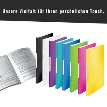 LEITZ Präsentationsordner WOW Sichtbuch, für 80 Blatt (80 g/m) bei 2 Blatt pro Hülle, säurefrei und dokumentenecht