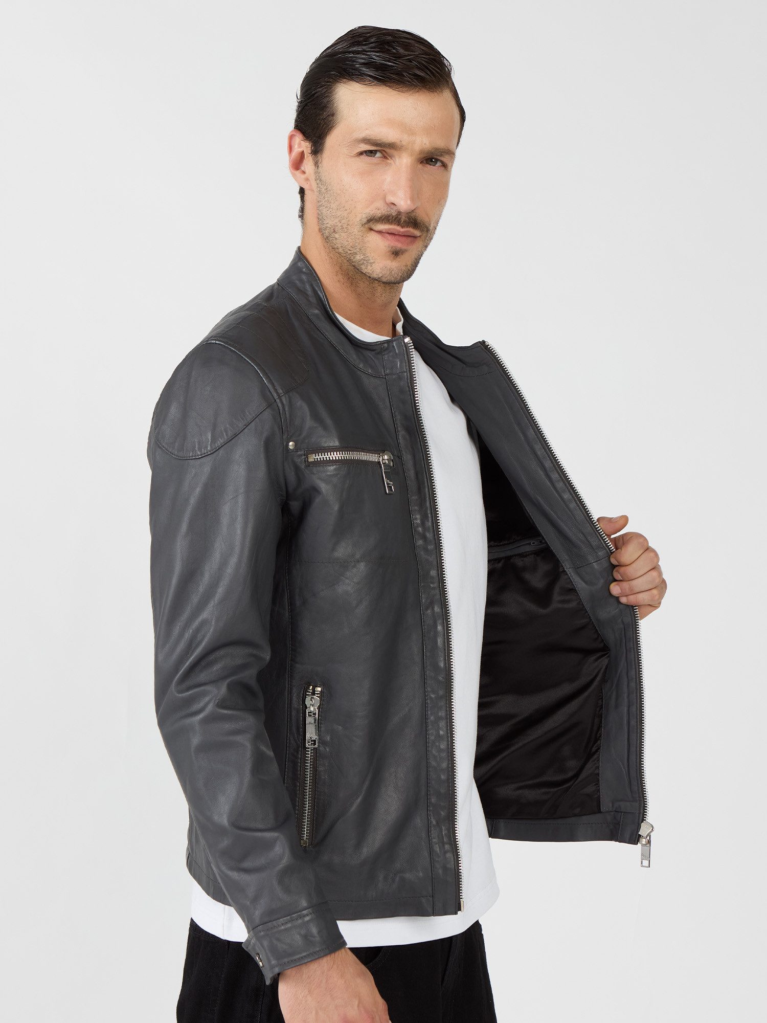 Maze Lederjacke Flint