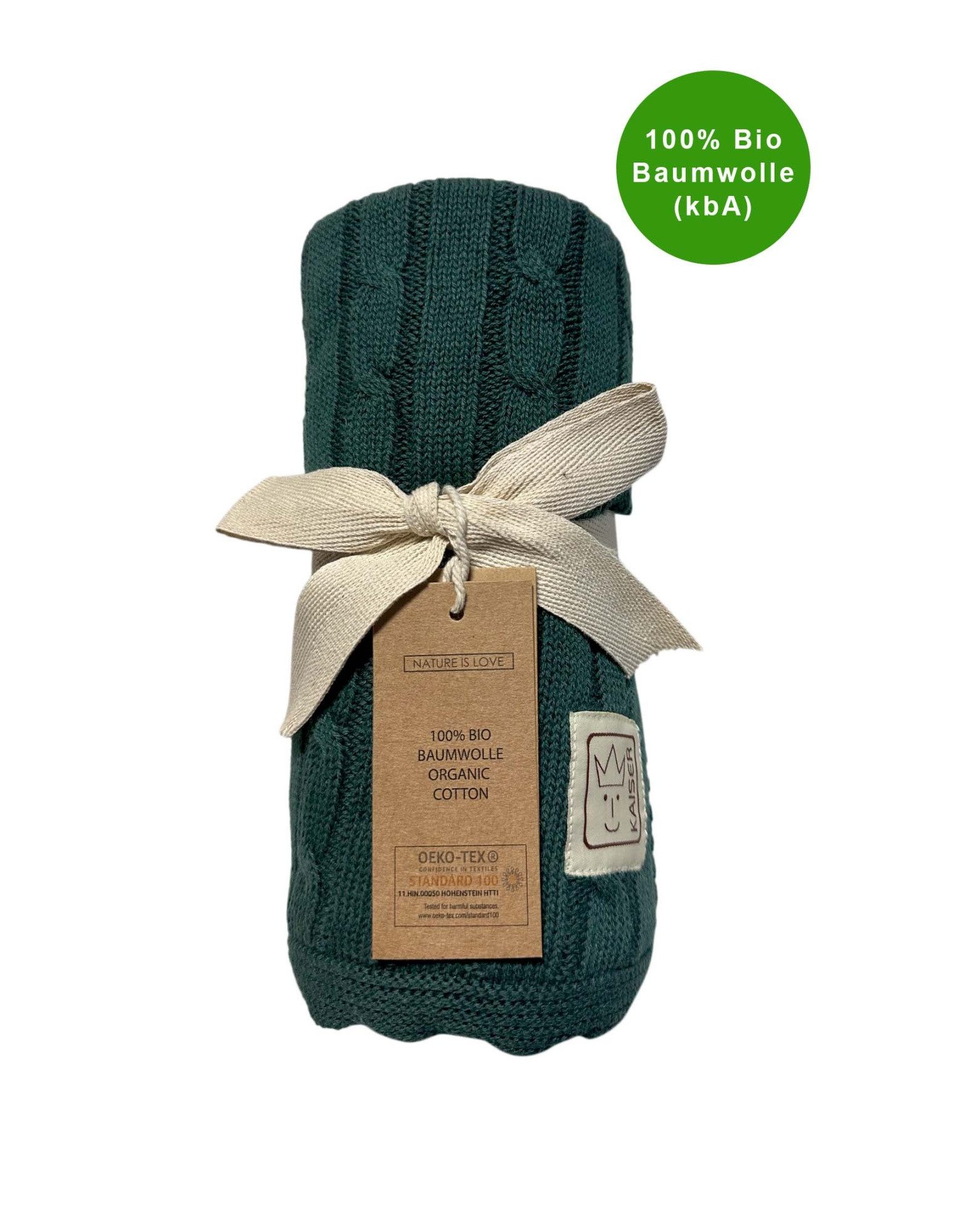 Babydecke Cable Knitt Babydecke Strick, Kaiser günstig online kaufen