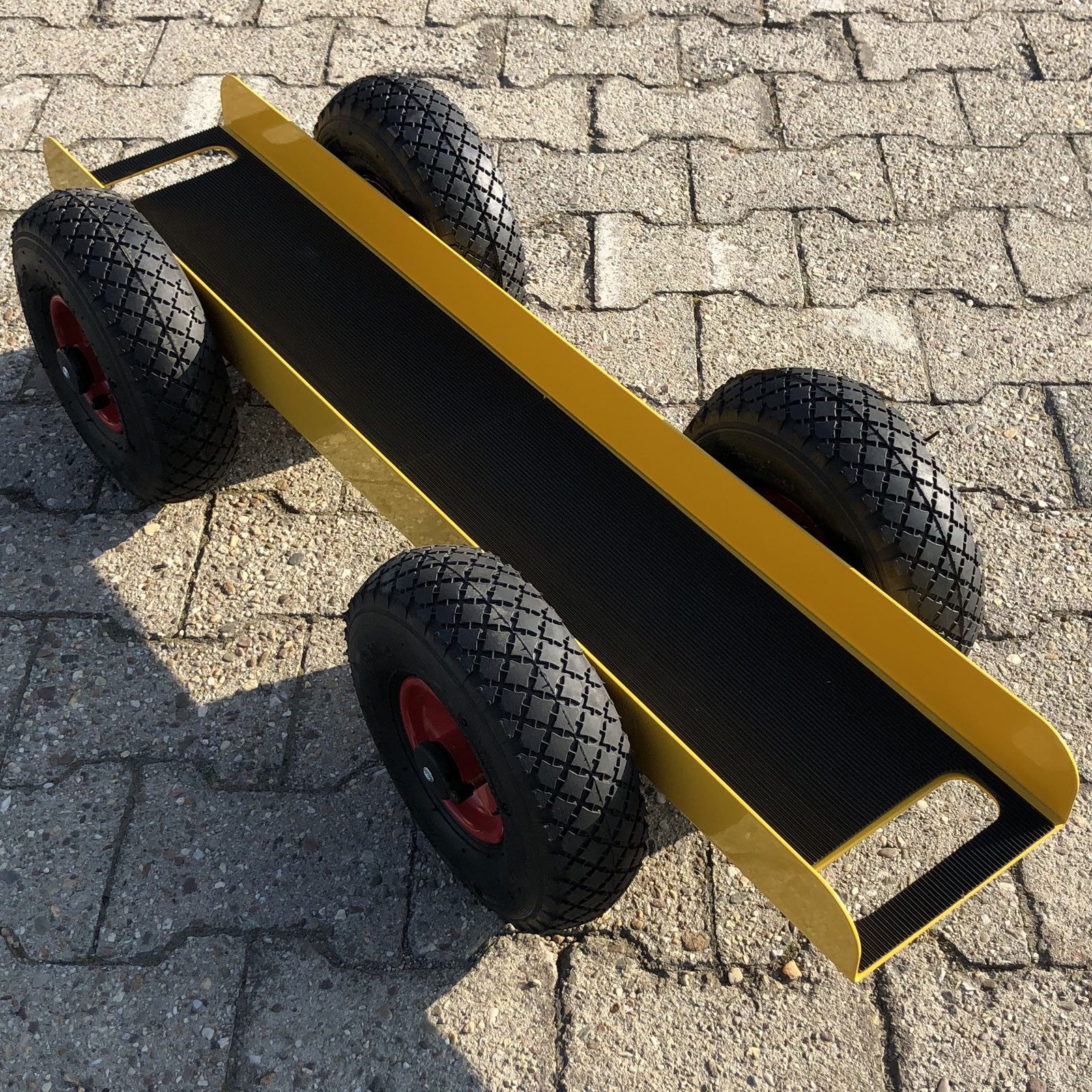 Ravendo Transportkarren Plattenwagen 4 Rad 300 Kg TW 300-4W