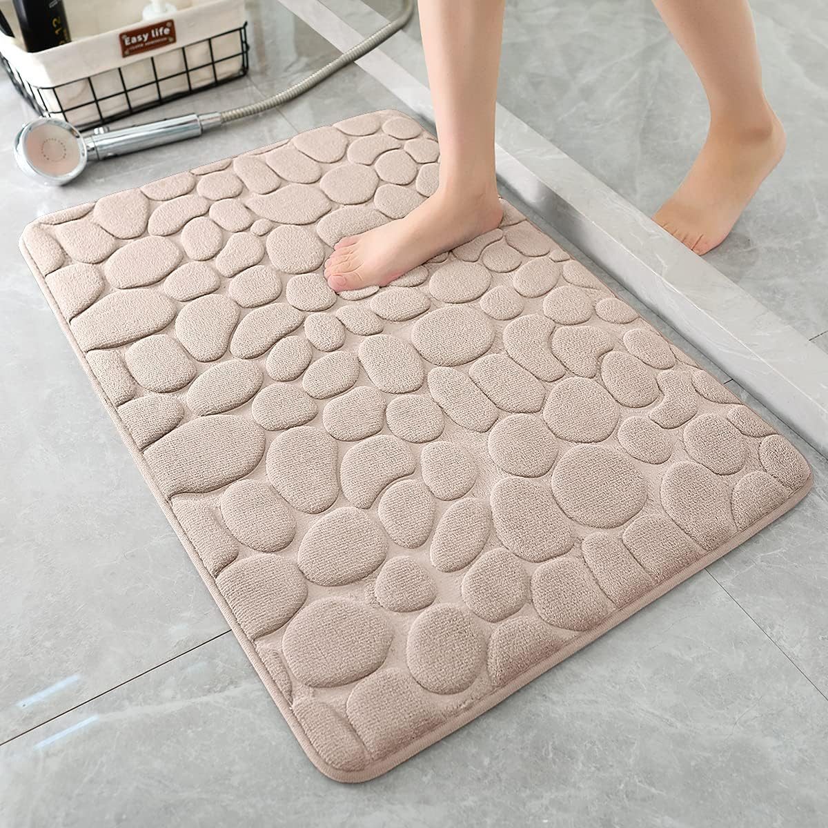 RWEUOQ Badematte Badematte rutschhemmend Memoryschaum Badteppich, günstig online kaufen