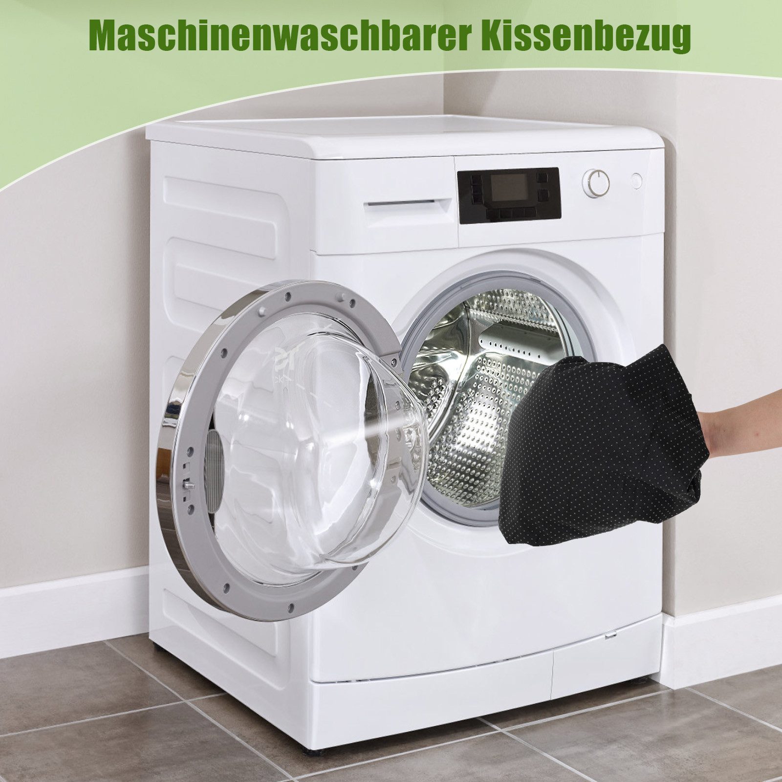 COSTWAY Isomatte, Klappmatratze mit Tragetasche, Memory-Schaum