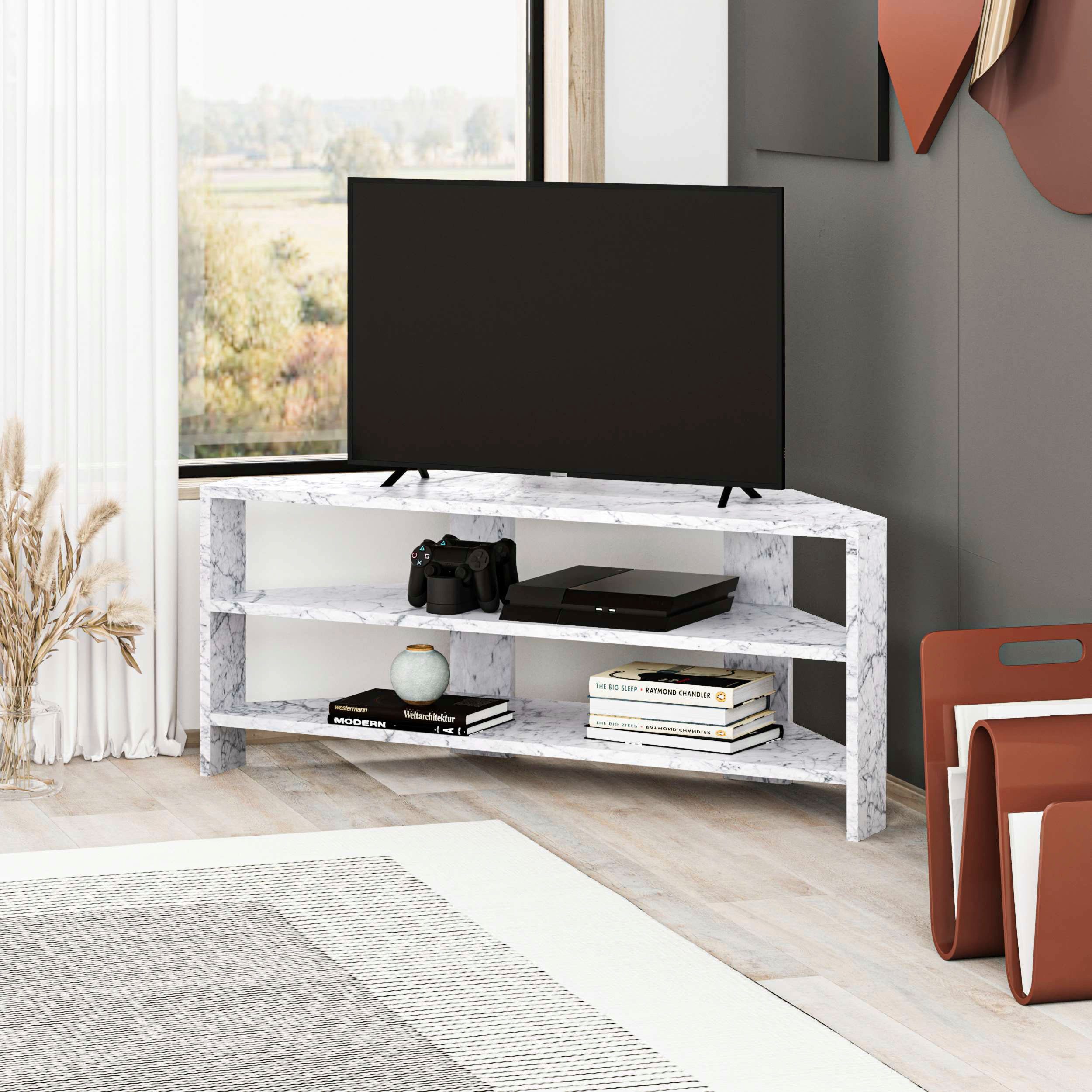 Decortie TV-Schrank "Thales TV Schrank", (Packung), Einfache Montage,Platzs günstig online kaufen