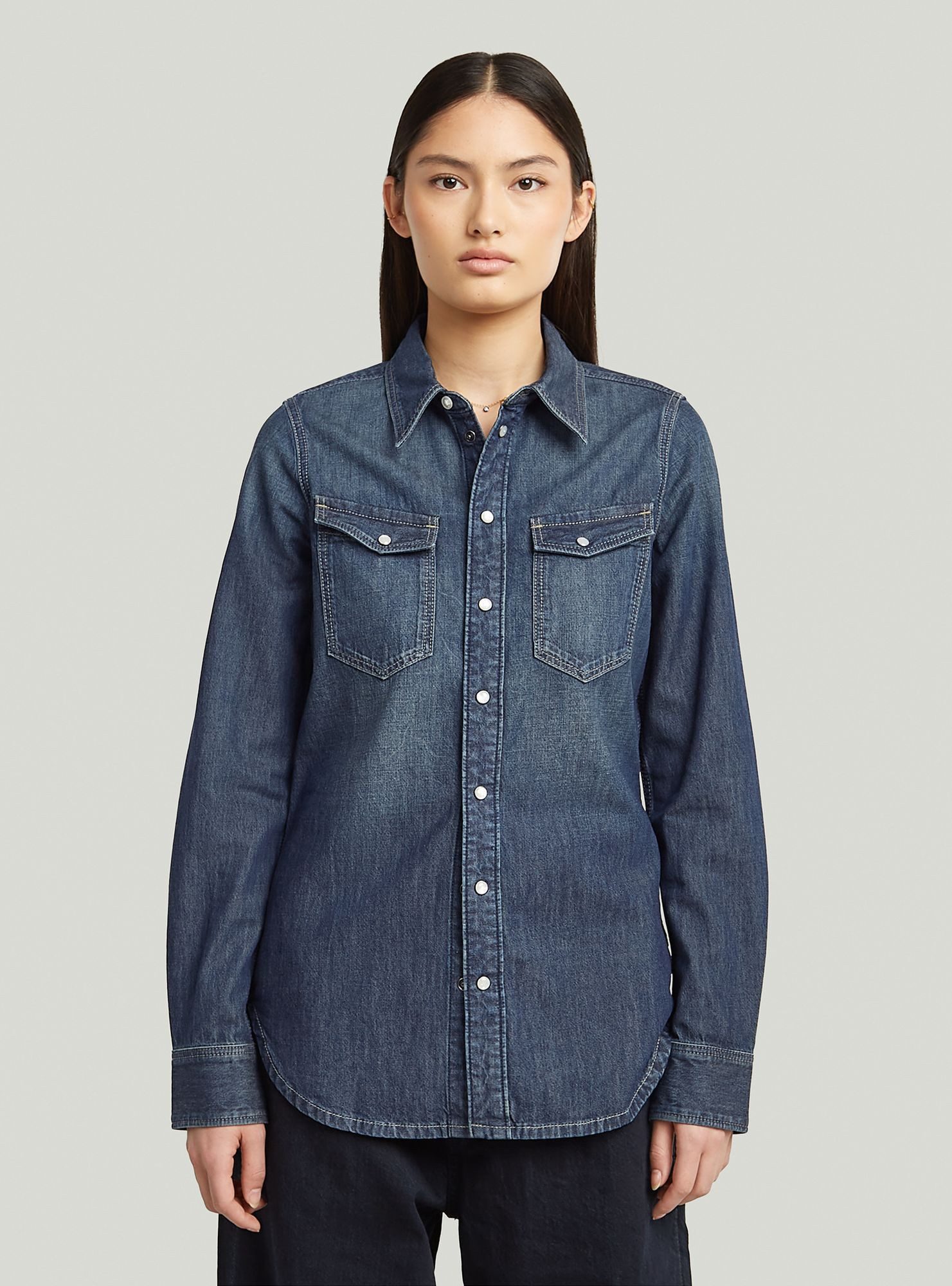 G-STAR Langarmshirt Slim Western Hemd