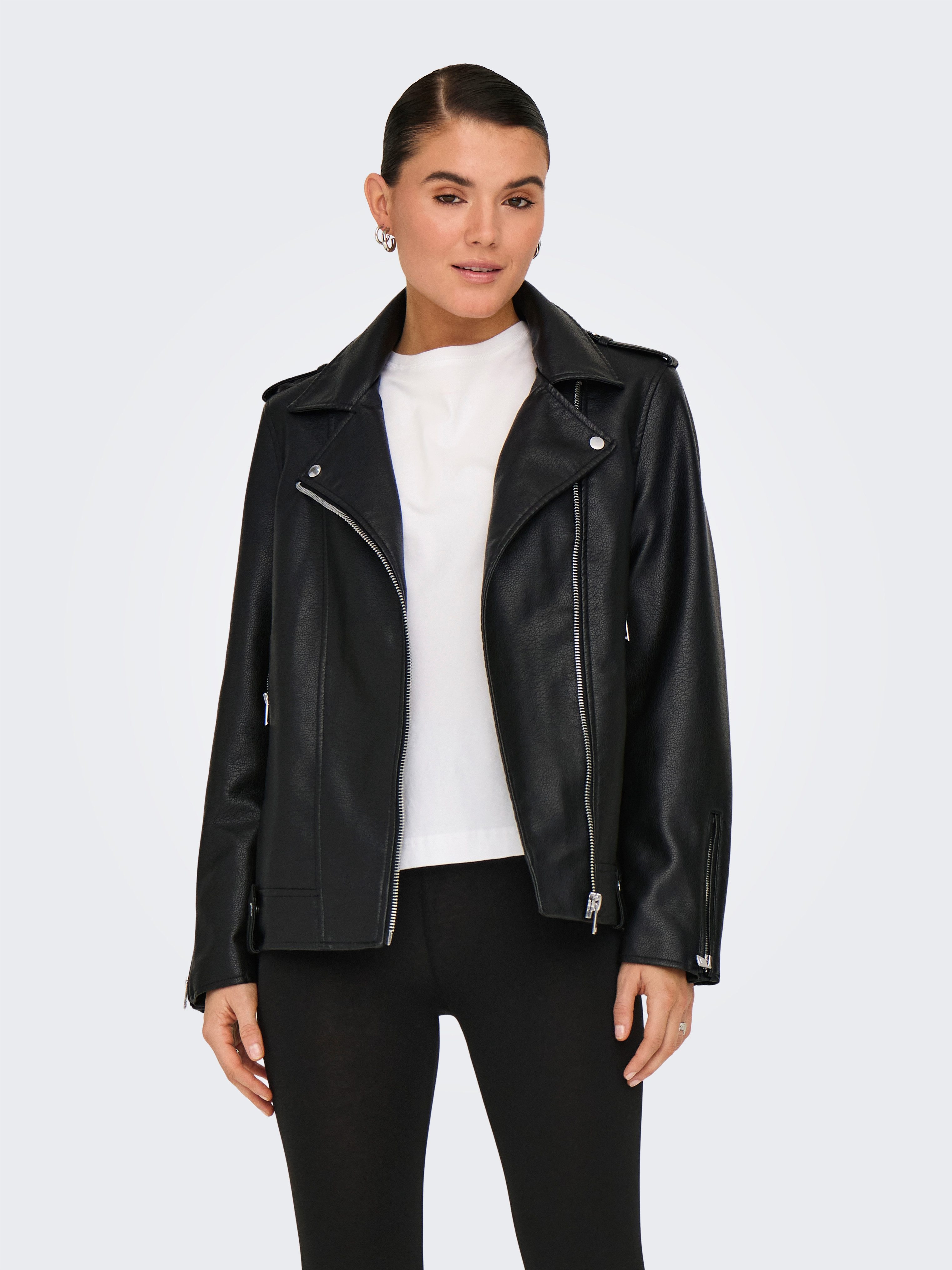 ONLY Lederimitatjacke ONLMILLE FAUX LEATHER JACKET günstig online kaufen