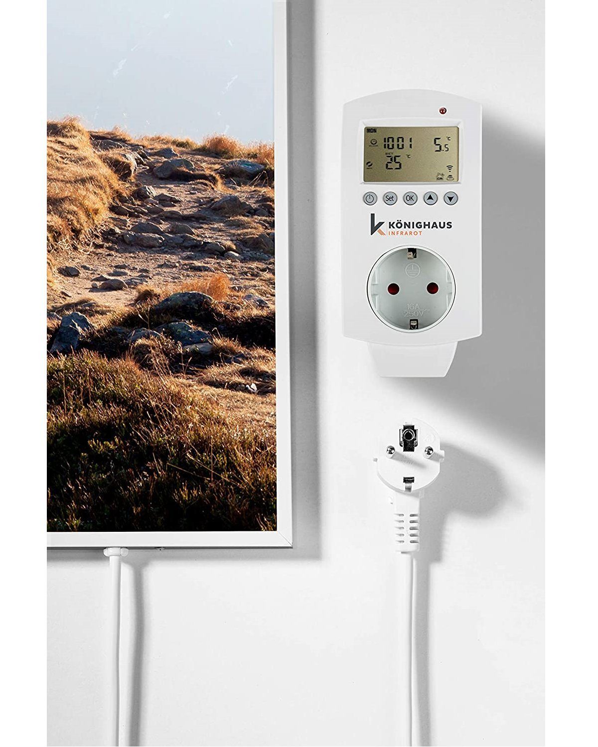 Könighaus Infrarotheizung Bild-Serie 800W Smart, Made in Germany, angenehme Strahlungswärme, Smart Home
