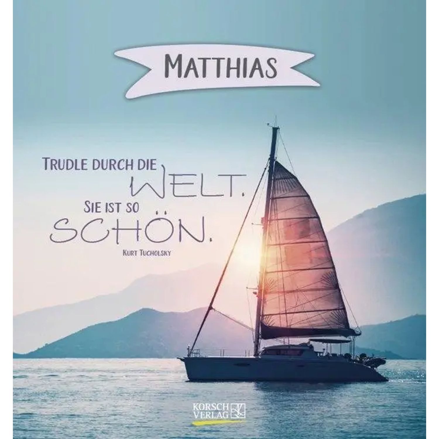 Korsch Verlag Geburtstagskalender Namenskalender Matthias