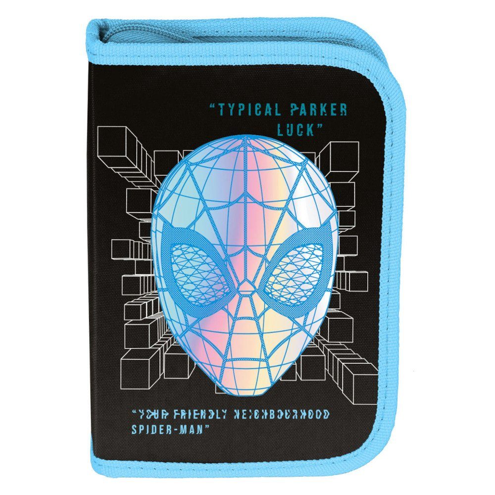 + Federtasche, Teilig PASO 22 - Spider-Man - Blau Turnbeutel