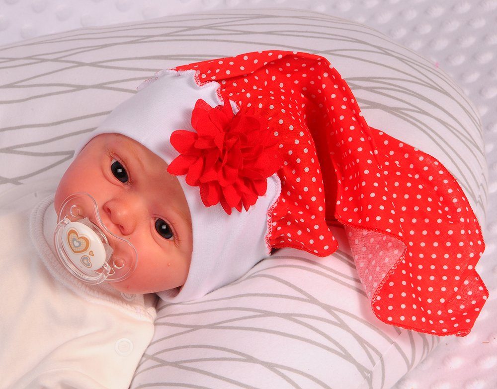 La Bortini Erstlingsmütze Kopftuch Sommer für Baby Stirnband Kopftuch Mütze