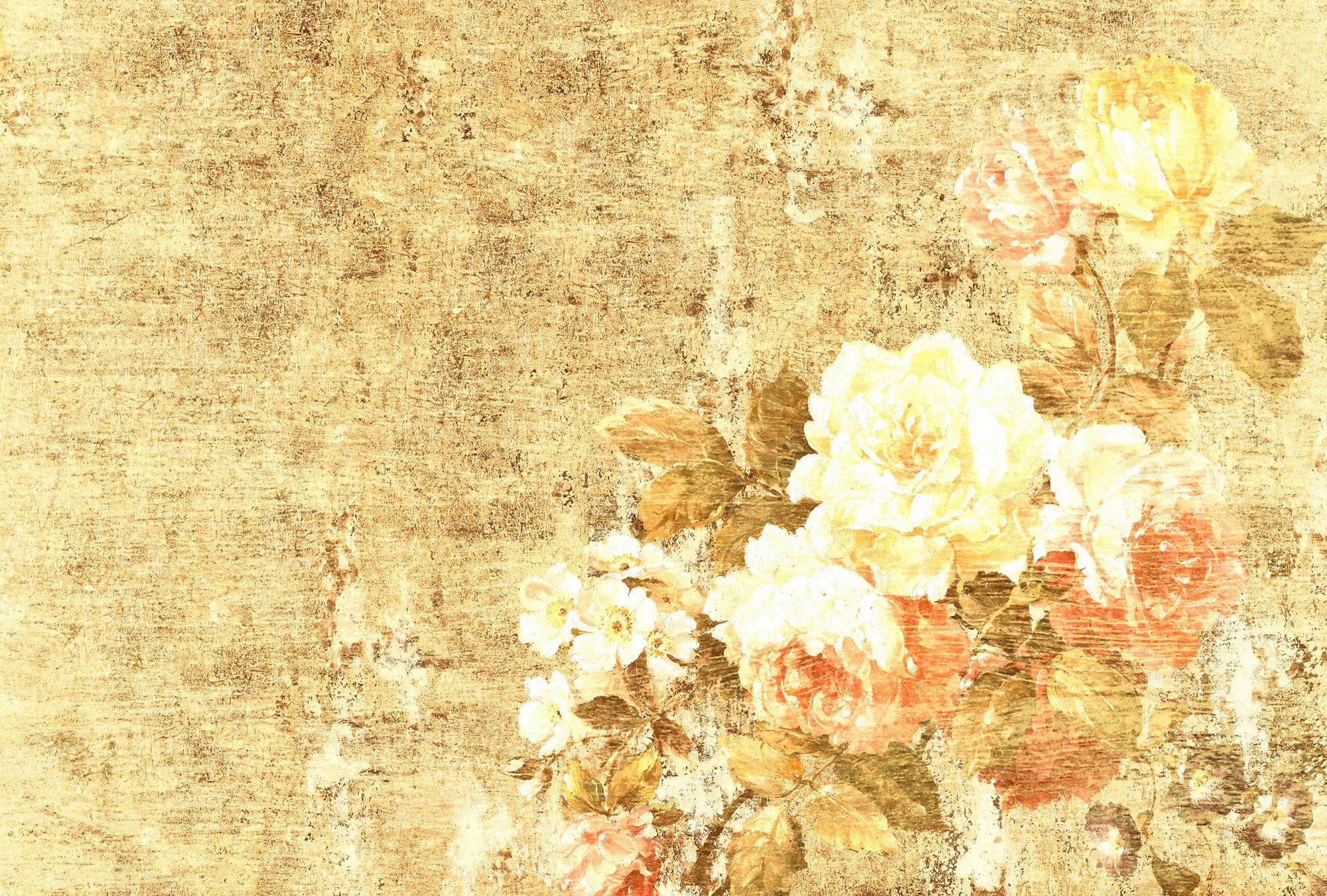 Architects Paper Fototapete Atelier 47 Bouquet 3, glatt, floral, (4 St), Vlies, Wand, Schräge, Decke